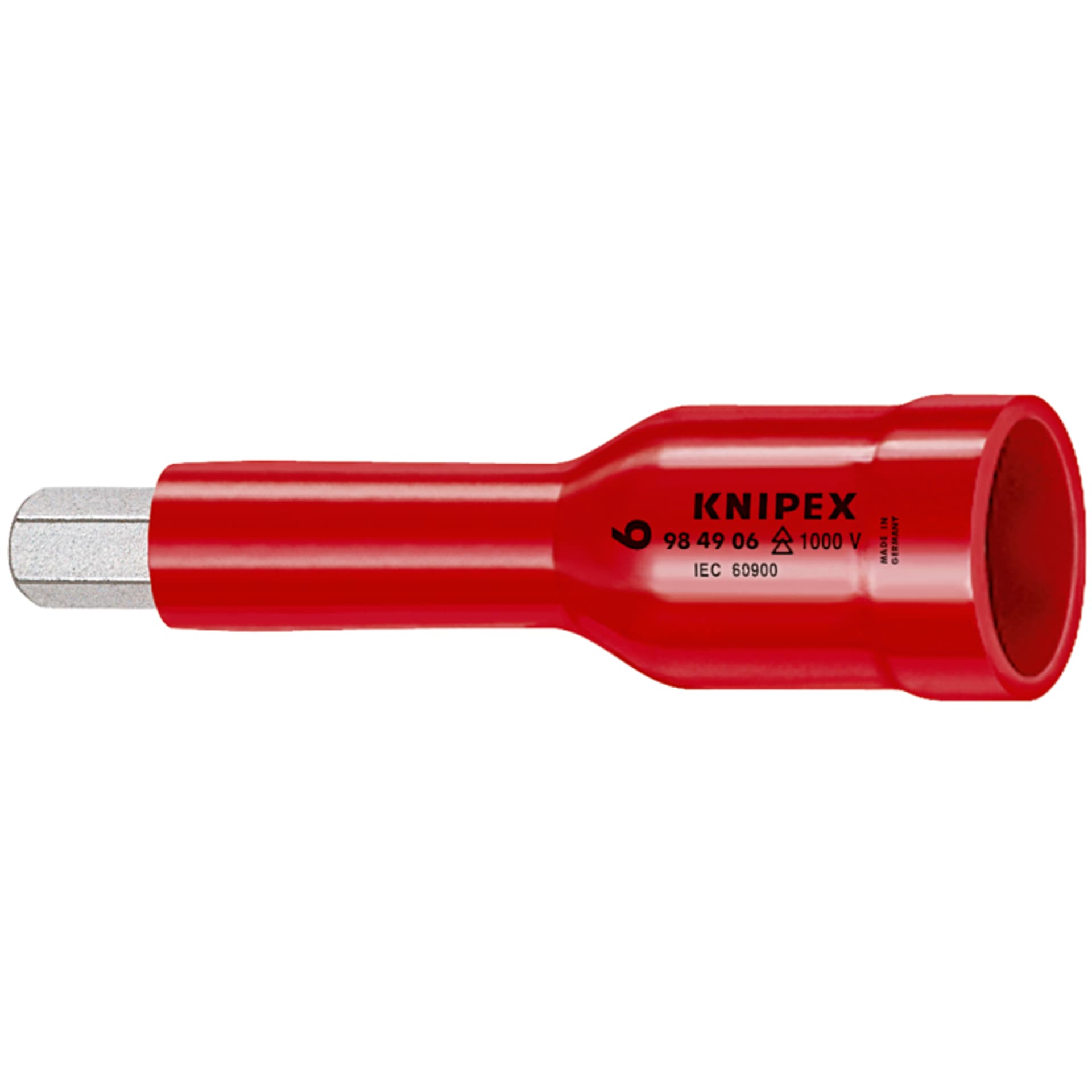 

Klucz trzpieniowy do śrub z gniazdem sześciokątnym 98 49 06 Z gniazdem czworokątnym 1/2” KNIPEX