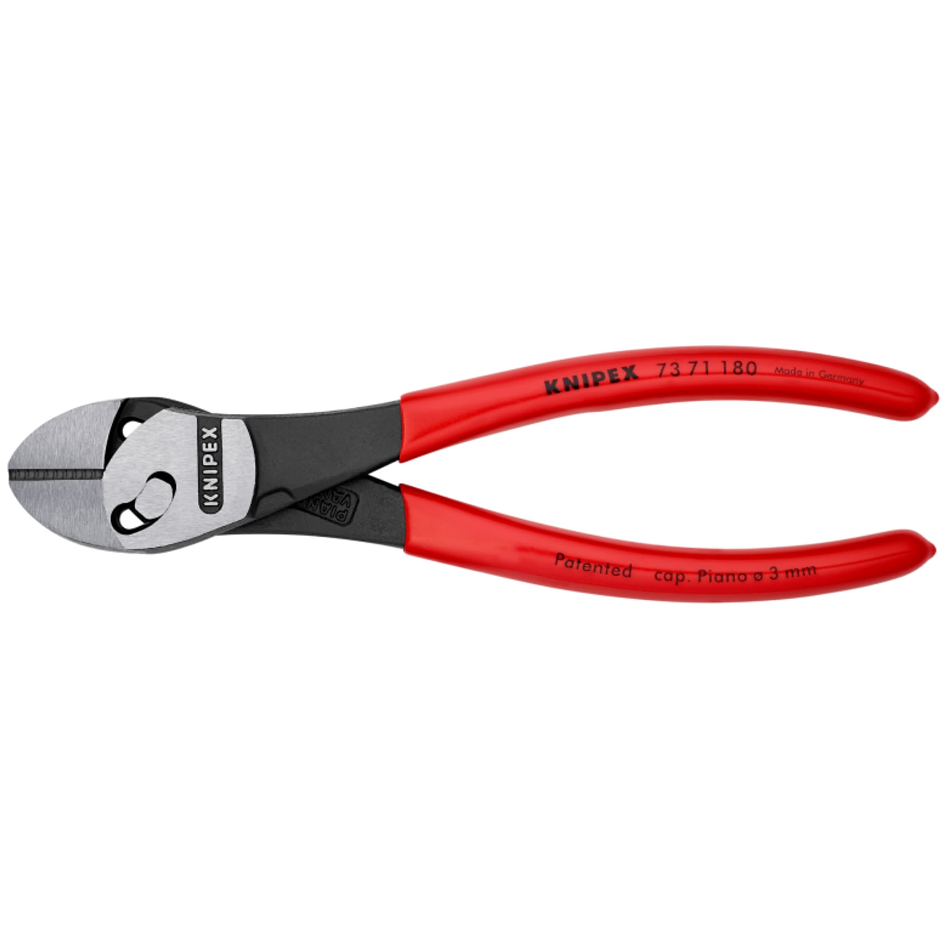 

KNIPEX TwinForce® 73 71 180 Szczypce tnące boczne o dużej wytrzymałości KNIPEX