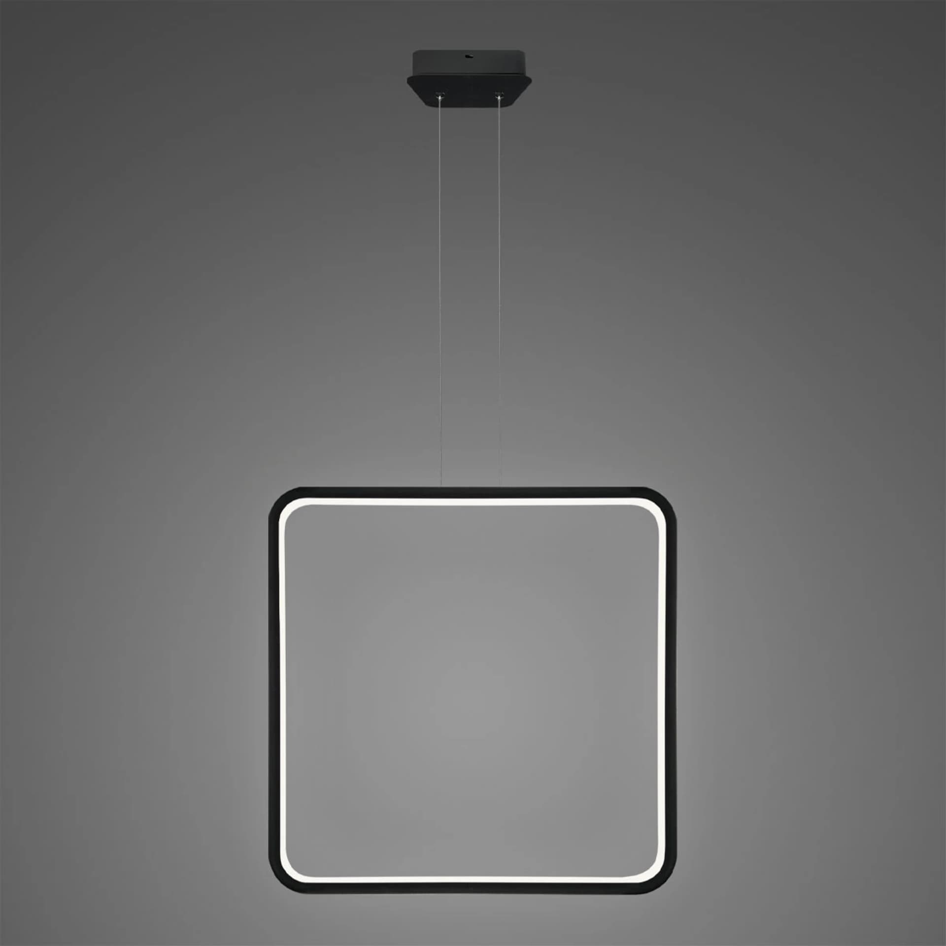 

Lampa wisząca Ledowe Kwadraty No. 1 X Φ80 in 3k czarna Altavola Design (Barwa światła delikatnie ciepła, Kierunek padania światła do wewnątrz, Kolor Czarny, Możliwość ściemniania nie)