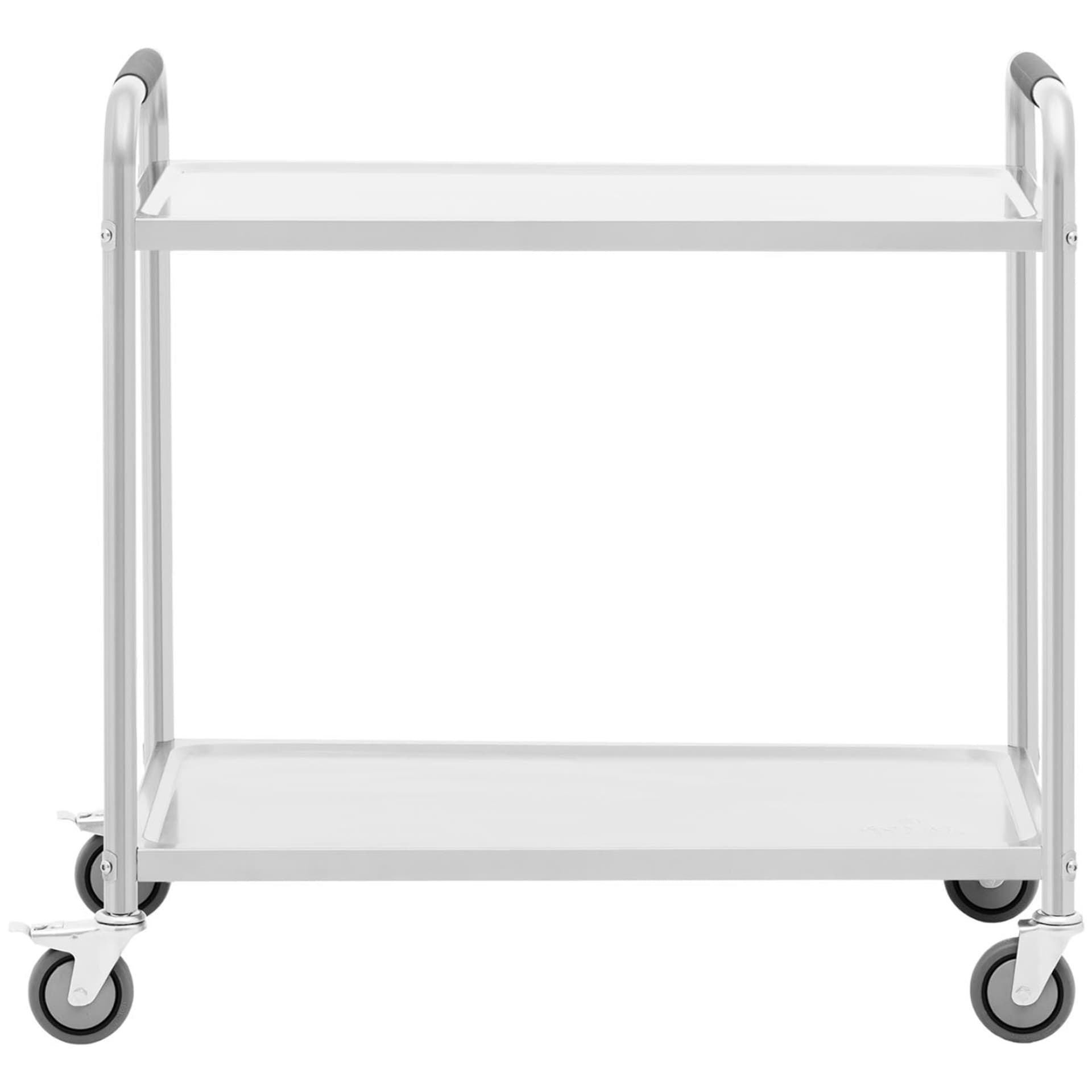 

Wózek kelnerski HoReCa stal nierdzewna 2 półki 90x50cm do 130kg