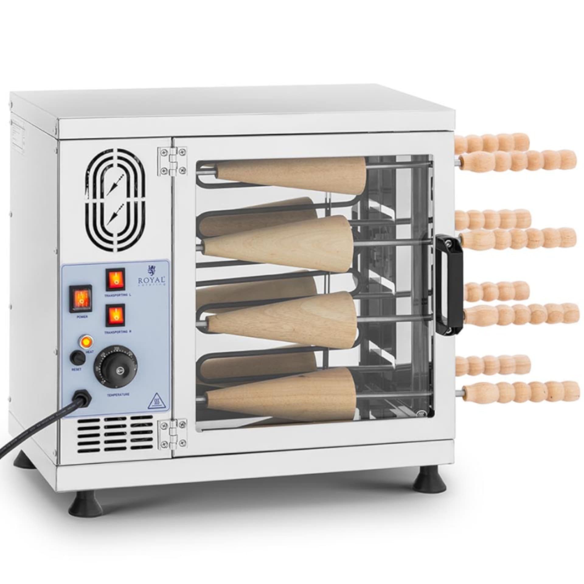 

Piec maszyna do kołaczy węgierskich trdelnik kurtosz 300C 3500W 230V