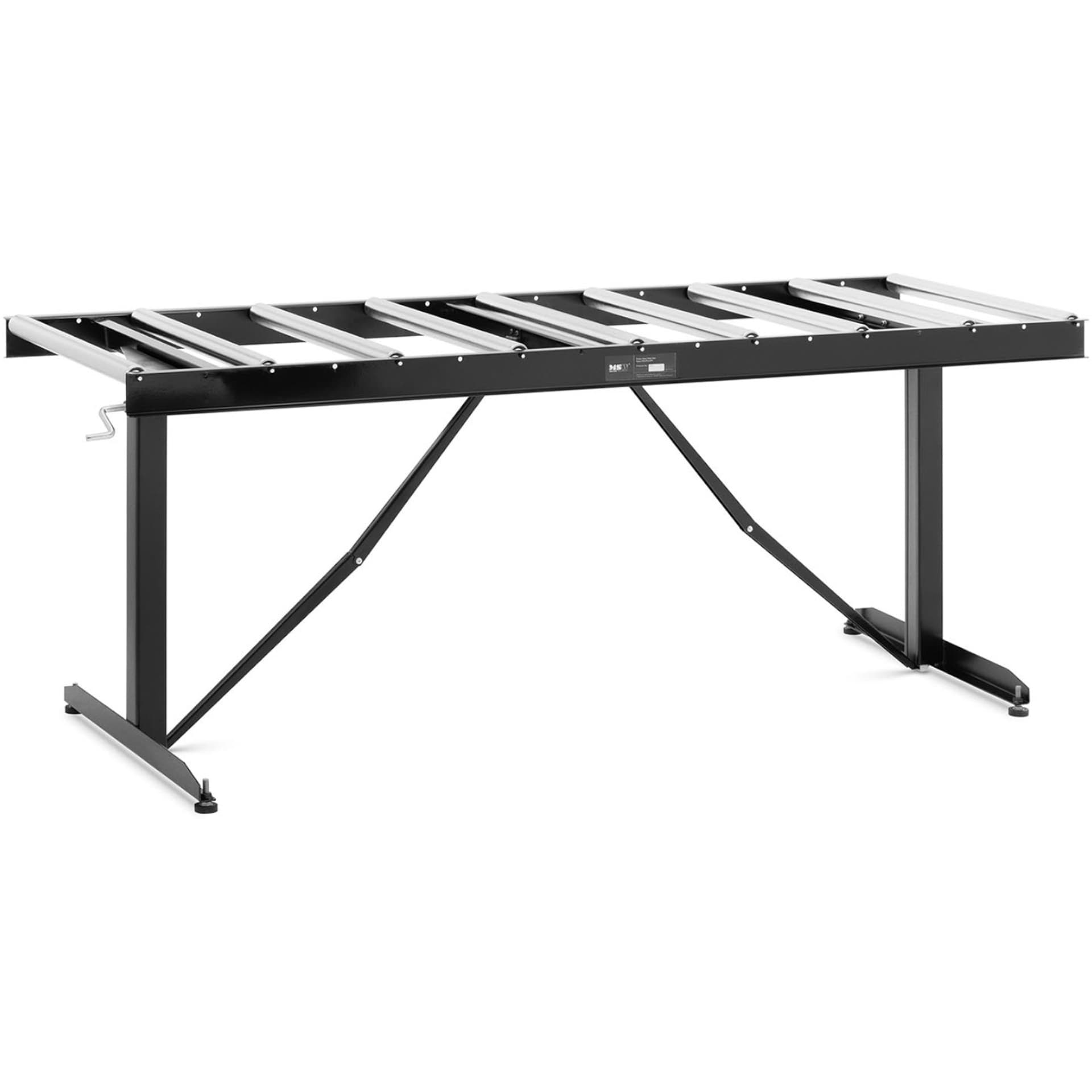

Podajnik rolkowy z regulacją wysokości do 200kg 9 rolek 540x35mm 168cm