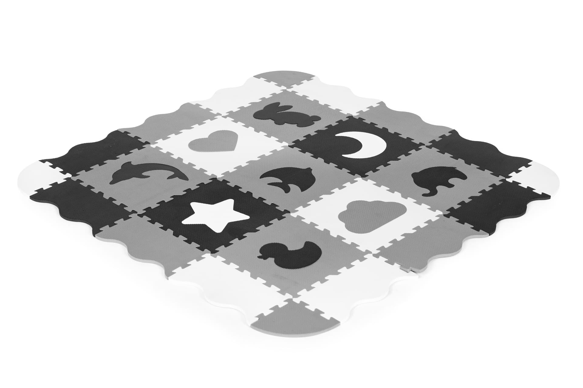 

Mata piankowa z płotkiem puzzle suchy basen 25 elementów ECOTOYS