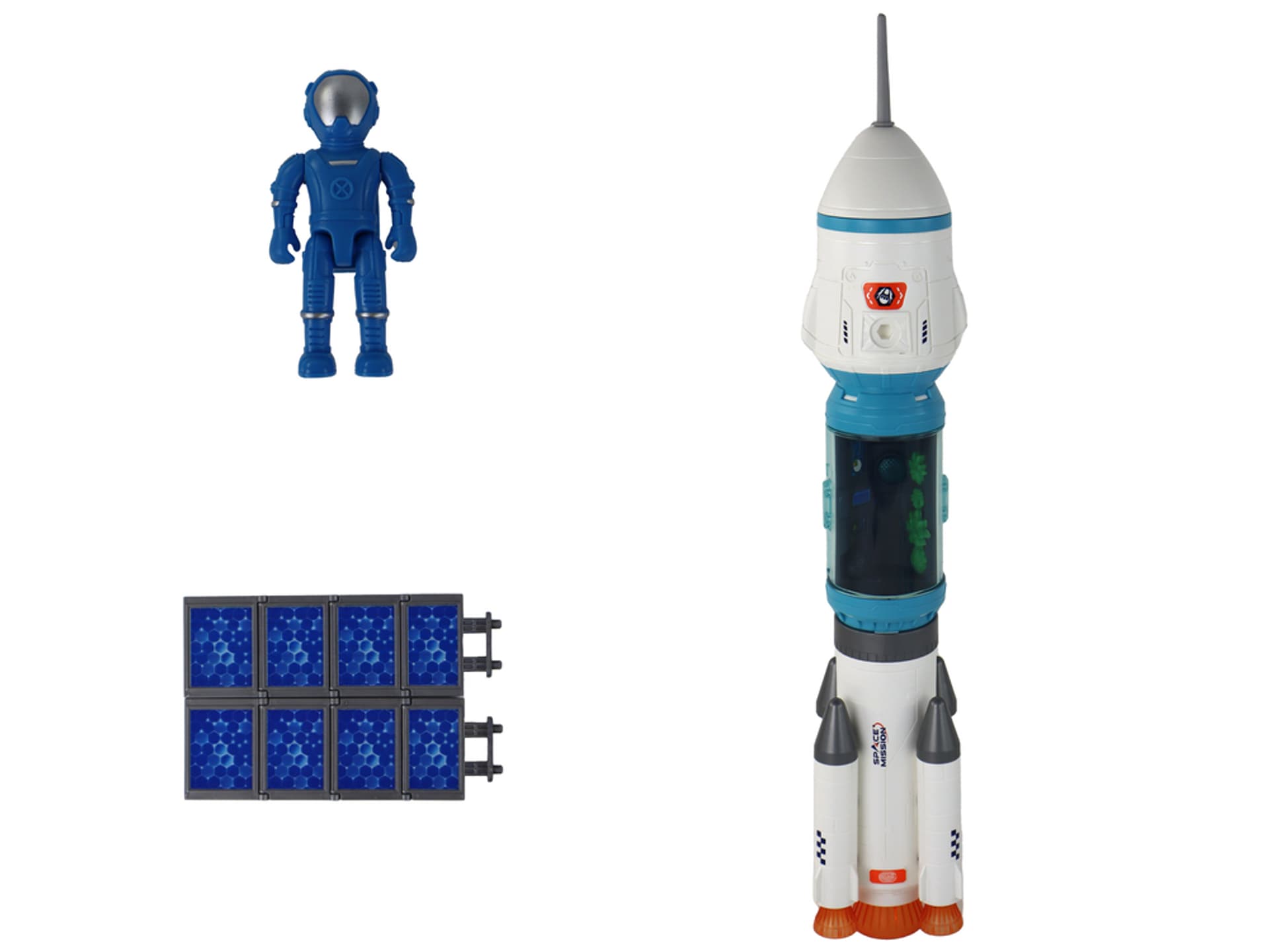 

Kosmos Zestaw Kosmiczny Rakieta Dźwięk Światła 12 el.