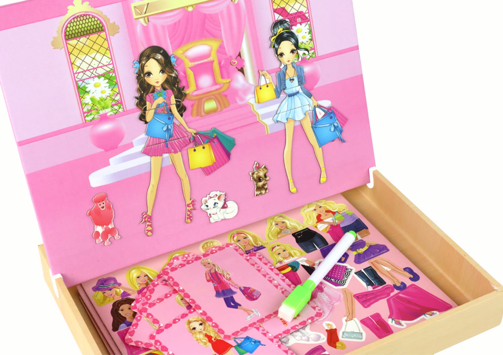 

Zestaw Edukacyjnych Puzzli Magnetycznych Z Motywem Barbie