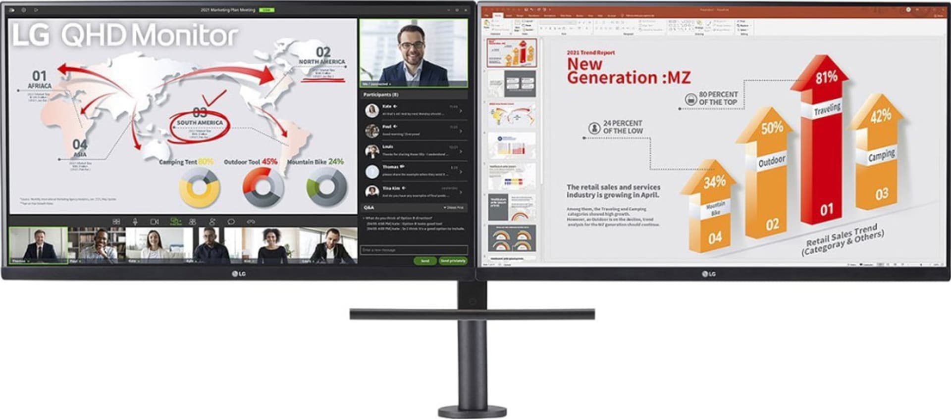

Monitor LG 27" 2560 x 1440 27QP88DP-BS Czarny