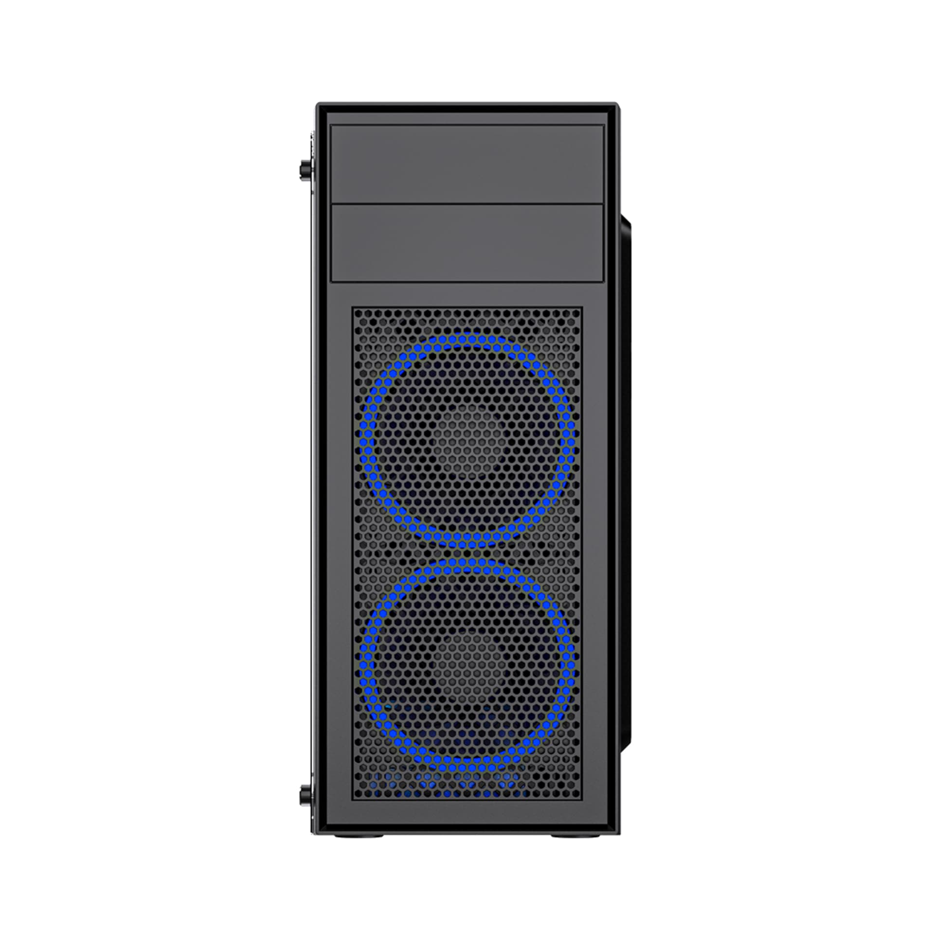 

GEMBIRD OBUDOWA FORNAX M100B MIDI-TOWER (2X USB 2.0, 1X USB 3.0, HD AUDIO) , NIEBIESKIE PODŚWIETLENIE,CZARNA, 2x usb 2.0/1x usb 3.0/hd audio)/niebieskie podświetlenie/czarn