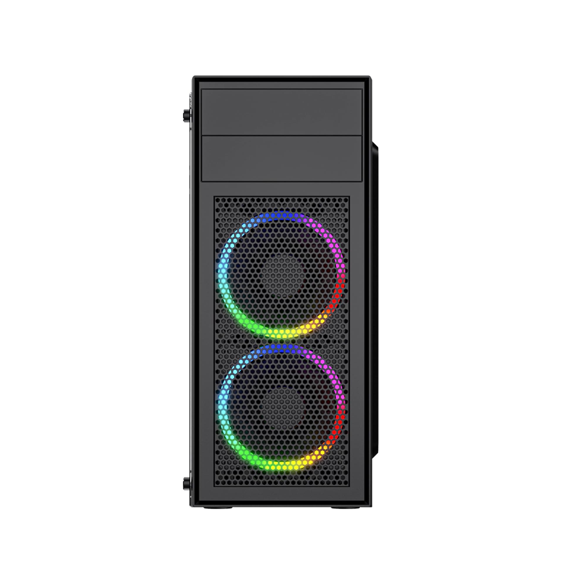 

GEMBIRD OBUDOWA FORNAX M100RGB MIDI-TOWER (2X USB .0, 1X USB 3.0, HD AUDIO, PODŚWIETLENIE RGB) SZKLANY PANEL BOCZNY, CZARNA, 2x usb .0/1x usb 3.0/hd audio/podświetlenie rgb) szklany panel boczny/czarn