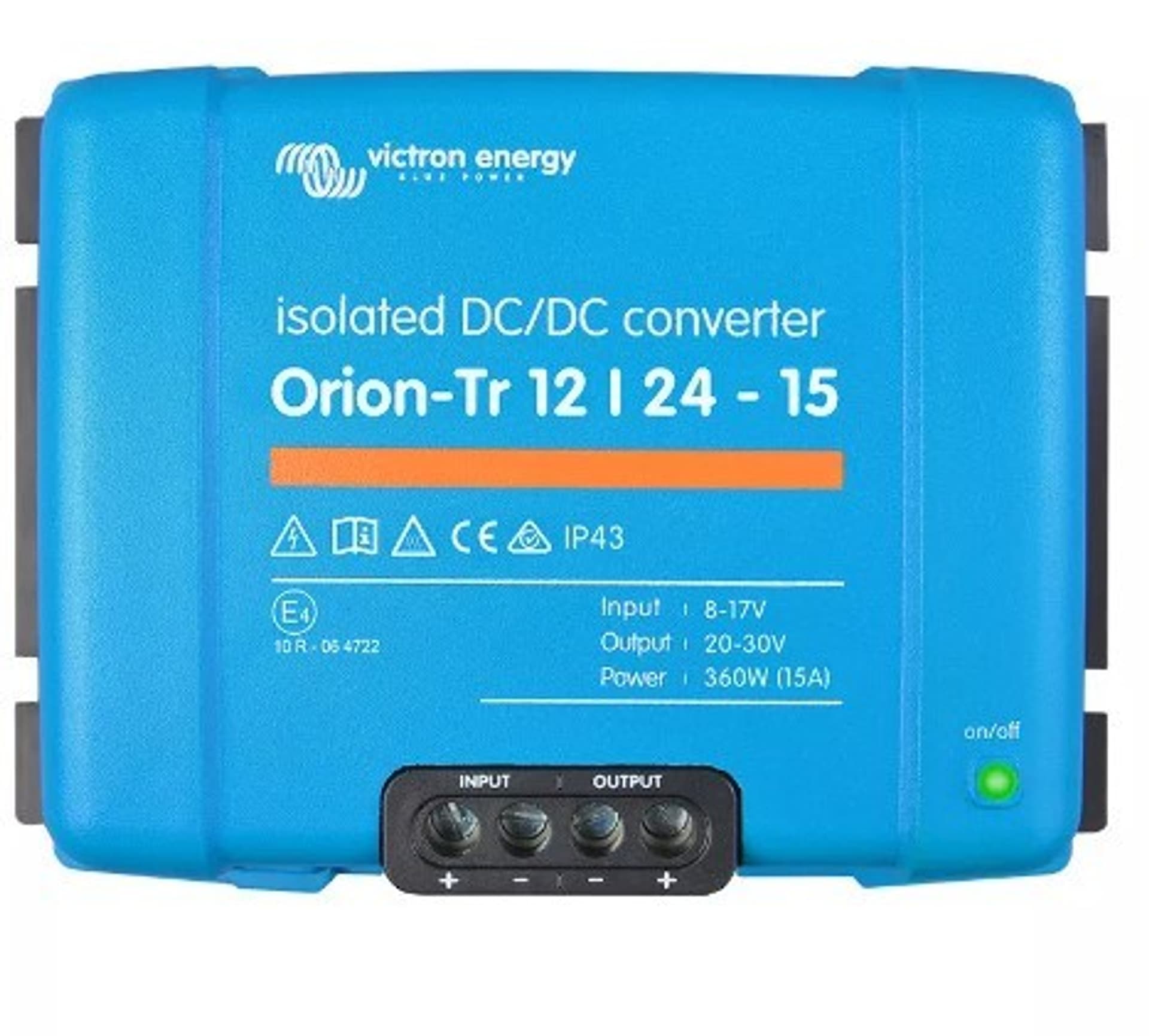 

Przetwornica samochodowa Victron Energy Orion-Tr 12/24-15A 360 W (ORI122441110)