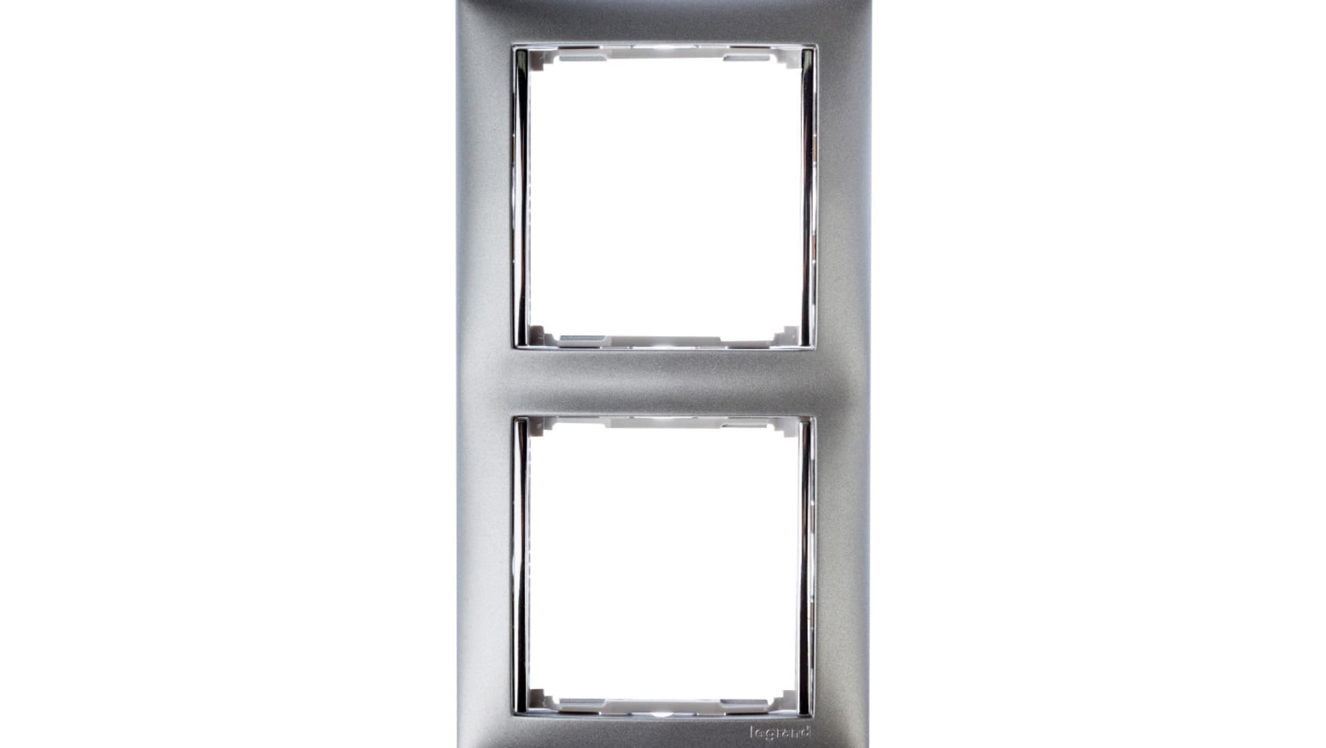 

VALENA Ramka podwójna pozioma aluminium 770352