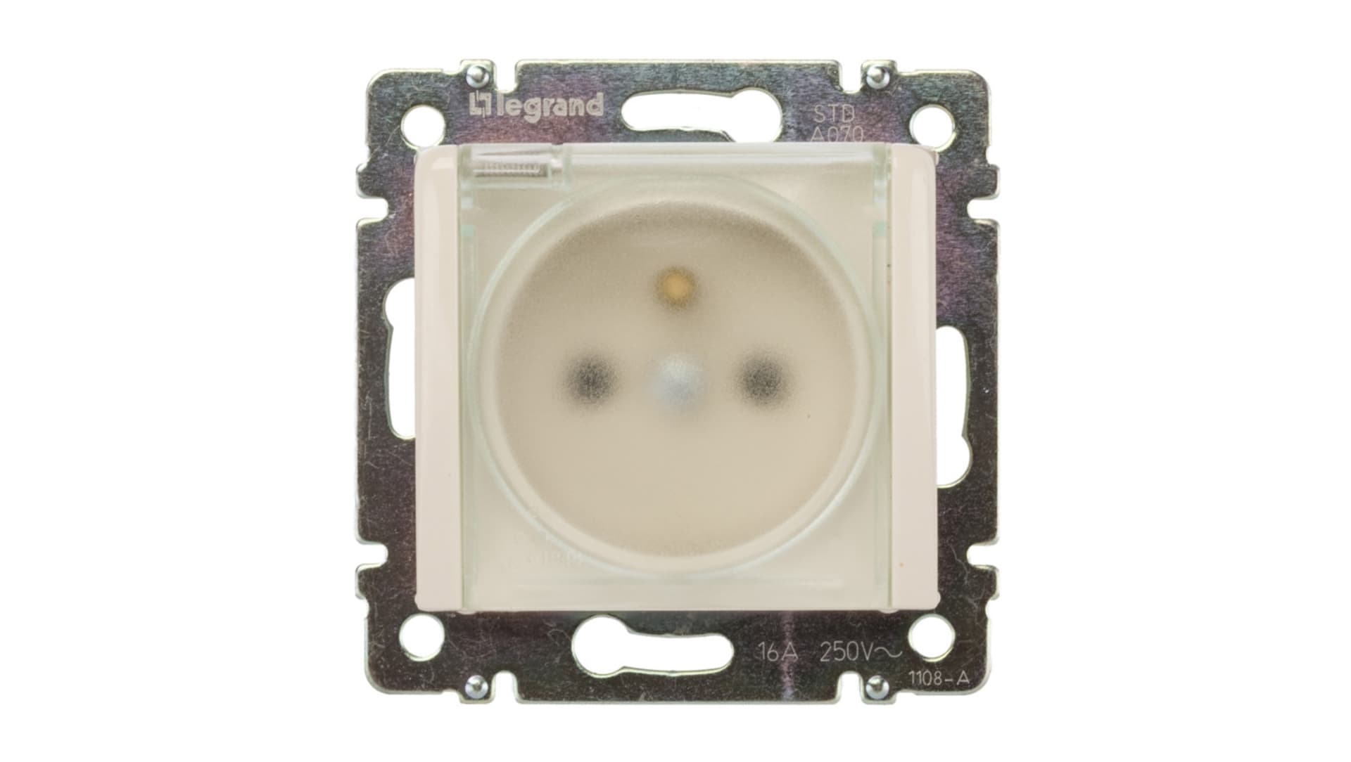 

VALENA Gniazdo bryzgoszczelne z/u 16A IP44 kremowe 774121