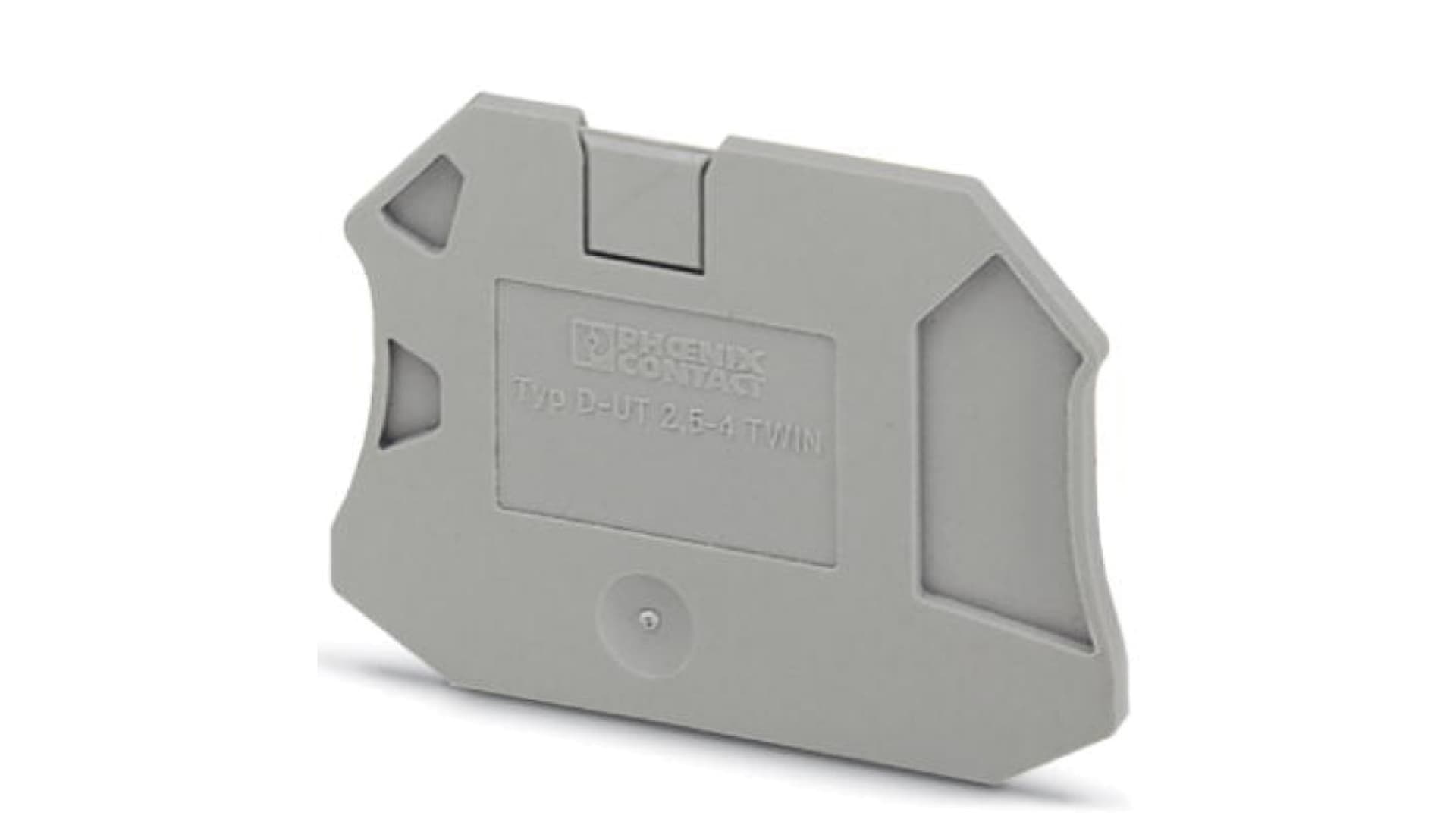 

Pokrywa zamykająca 2,2x57,8x47,5mm szara D-UT 2,5/4-TWIN 3047141 /50szt./