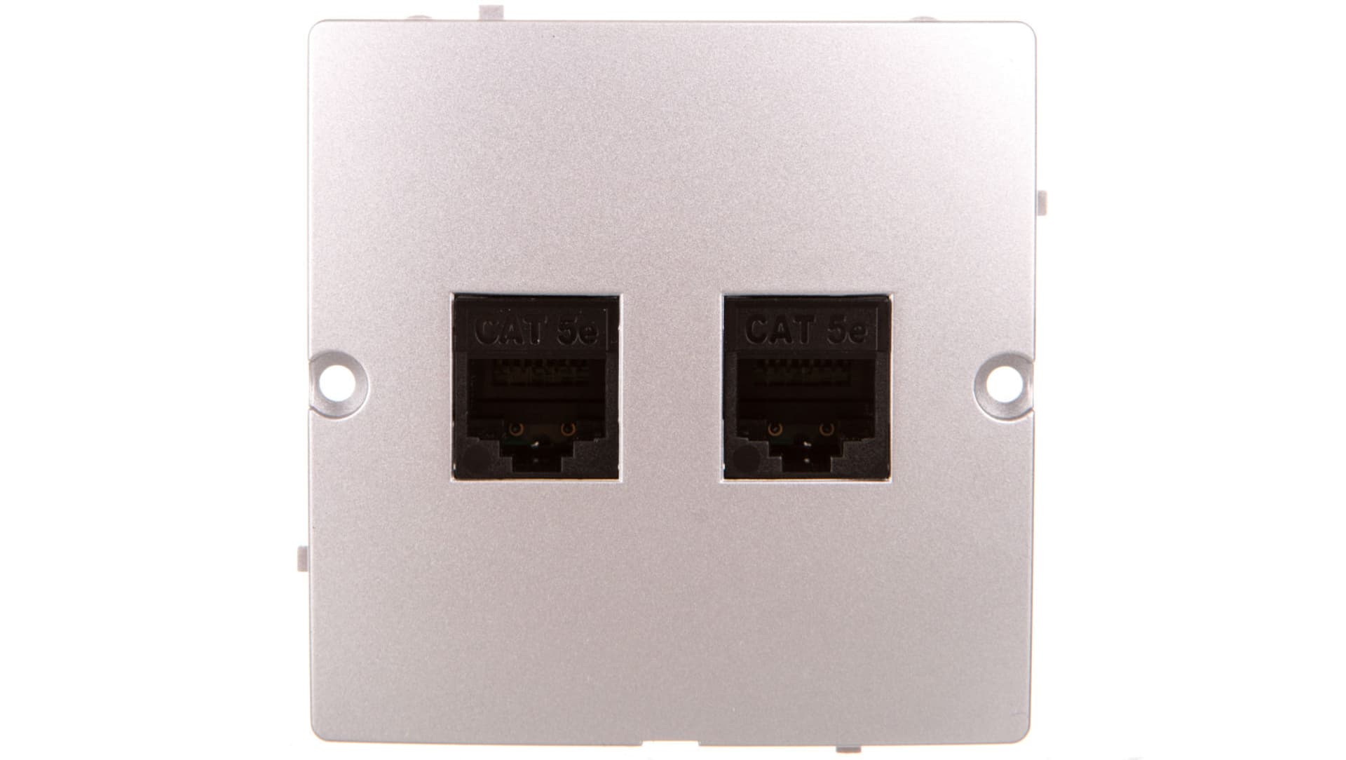 

Simon Basic Gniazdo komputerowe podwójne RJ45 kat. 5e srebrny mat BMF52.02/43