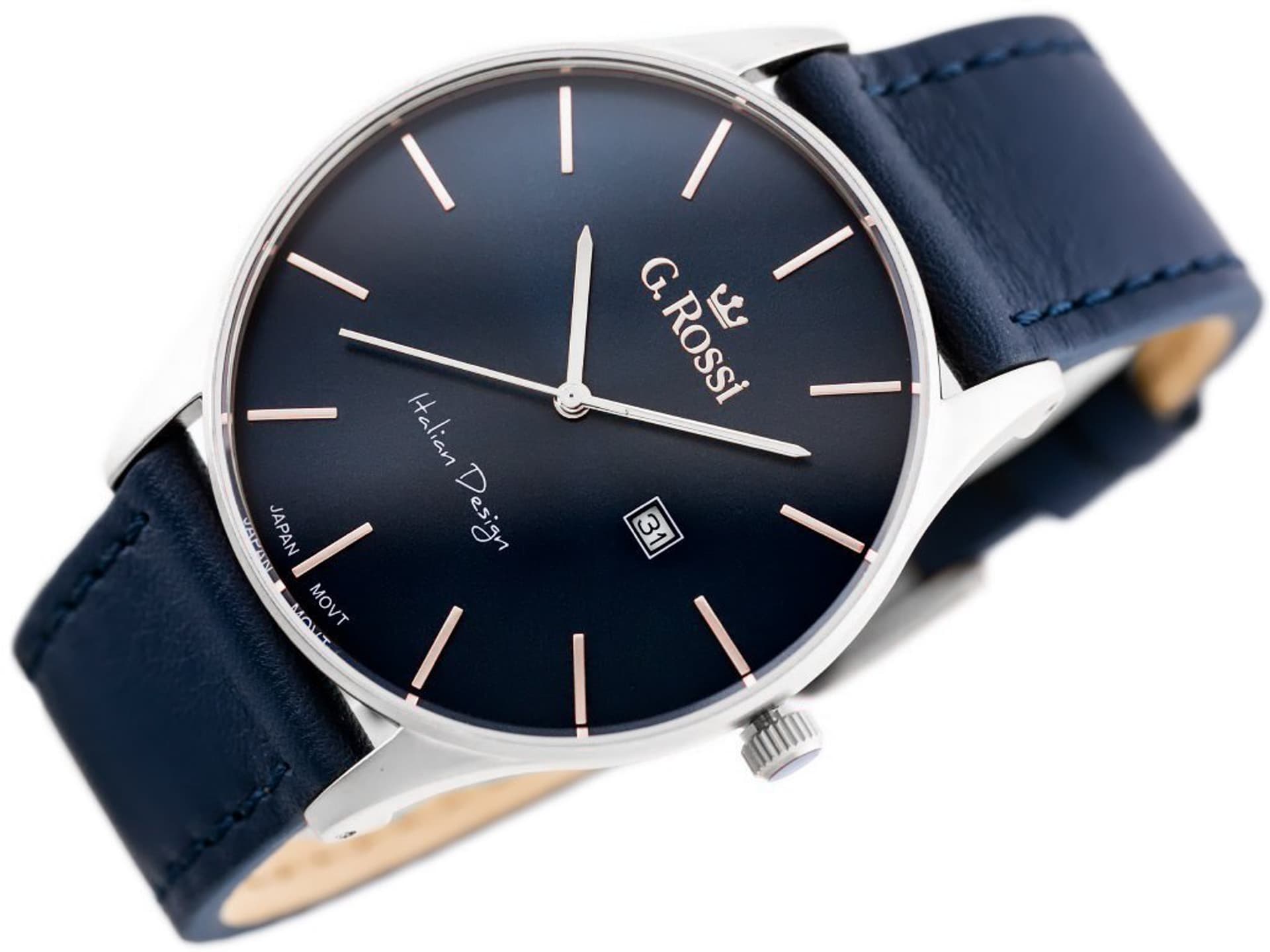 

ZEGAREK G. ROSSI - 7028A2 (zg251l) + BOX, Zg251l) + bo