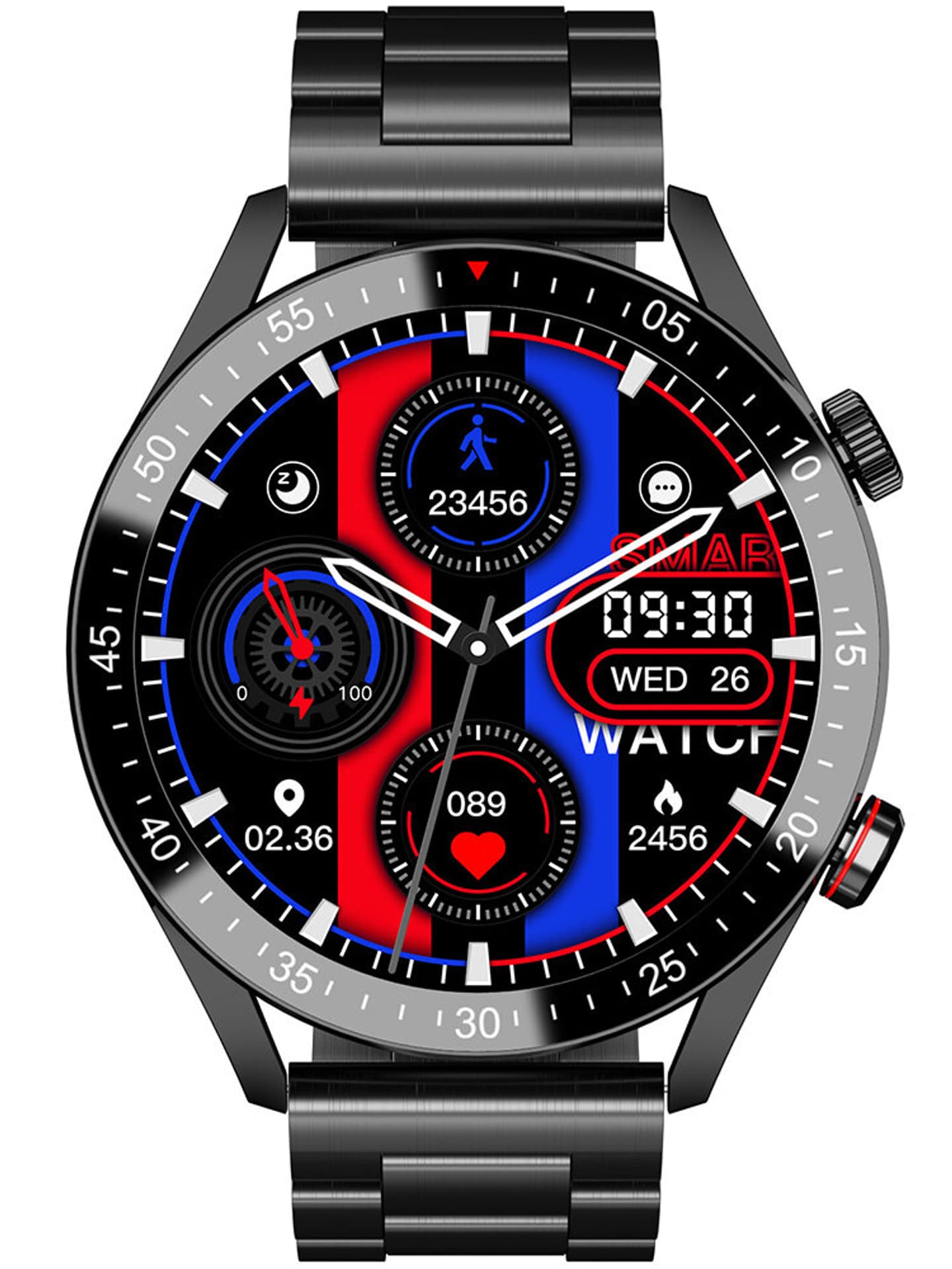 

SMARTWATCH MĘSKI Gravity GT4-2 - WYKONYWANIE POŁĄCZEŃ, KROKOMIERZ (sg023b)