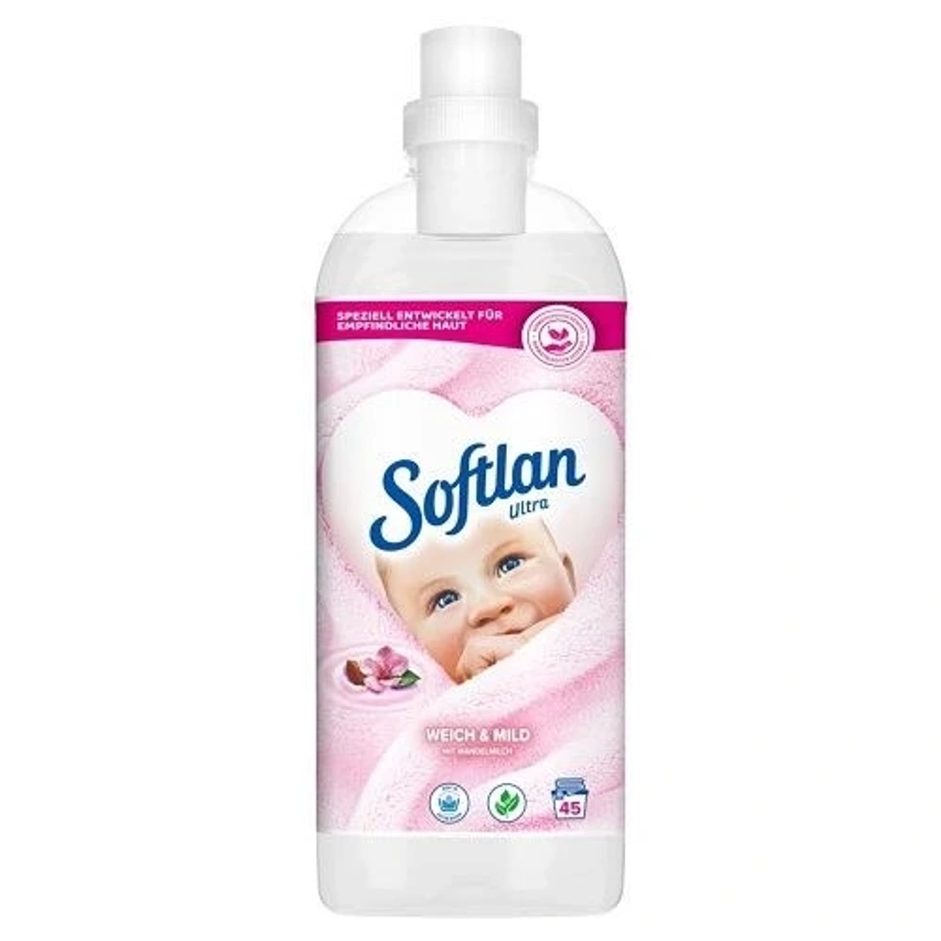 

SOFTLAN Płyn do płukania 1L 45p Weich&Mild (biały)
