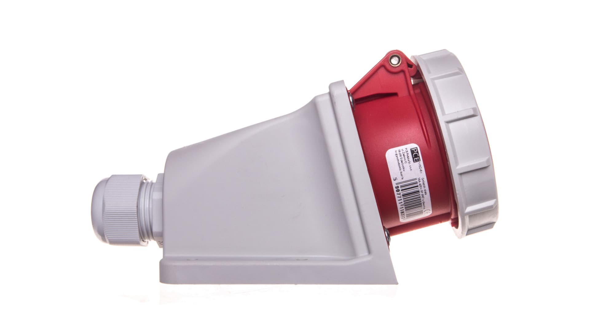 

Gniazdo stałe 16A 5P 400V czerwone IP67 1152-6P