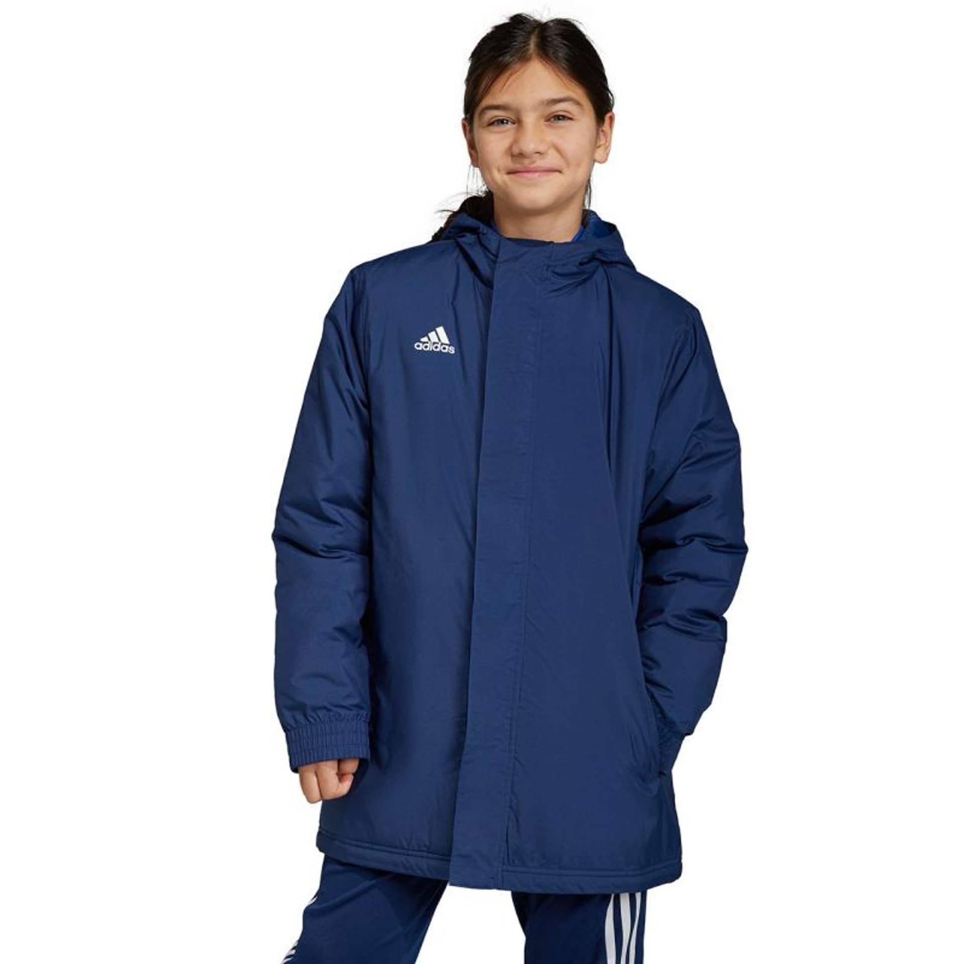 

Kurtka adidas Entrada 22 Stadium Jr IB6078 (kolor Niebieski, rozmiar 140cm)