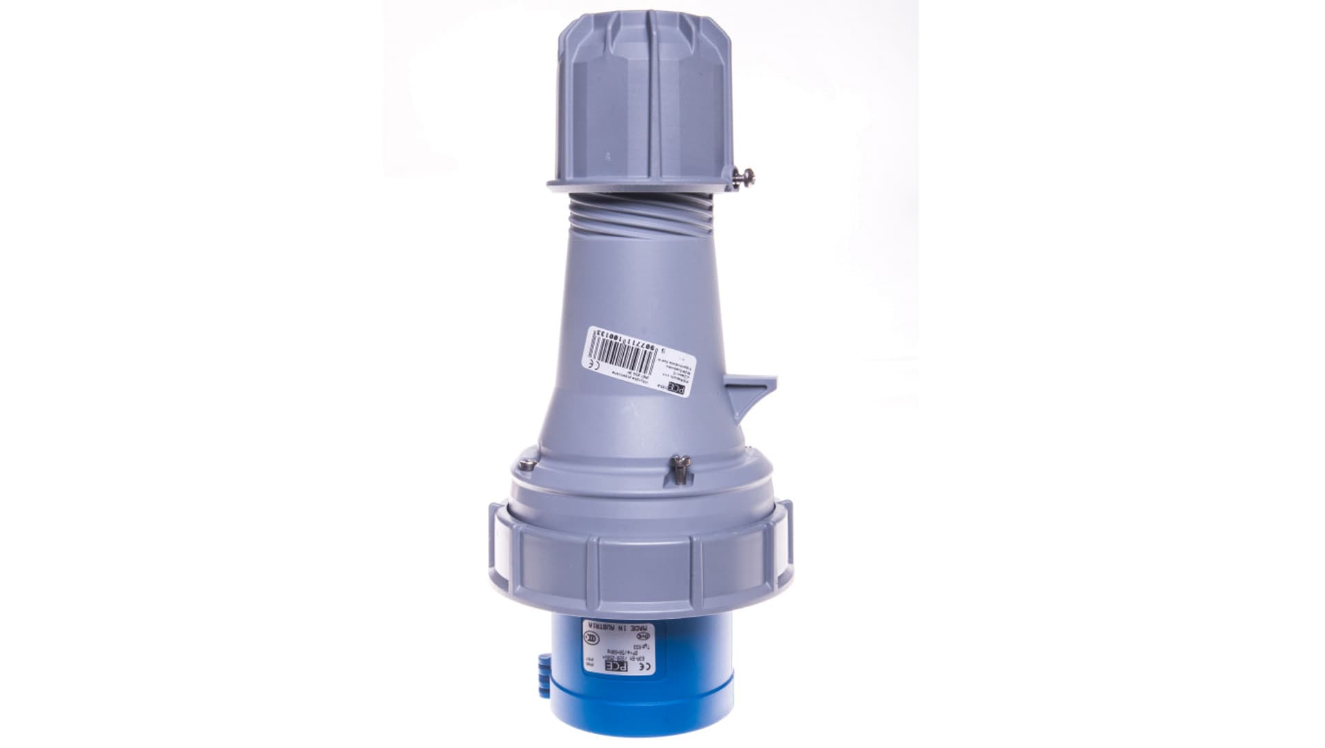 

Wtyczka przenośna 63A 3P 230V niebieska IP67 POWER TWIST 033-6