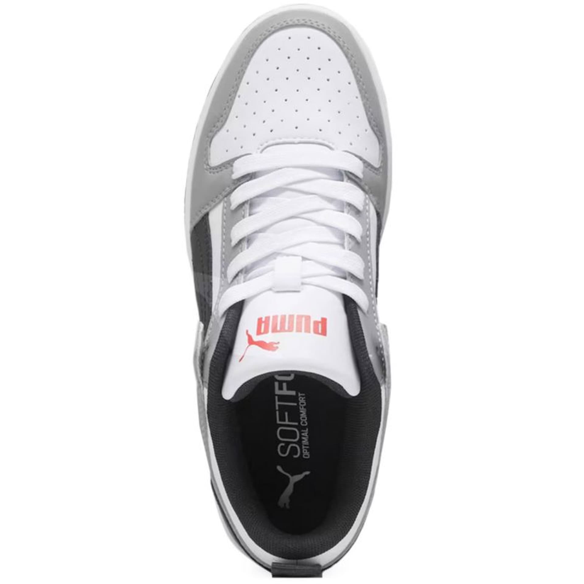 

Buty Puma Rebound Layup Lo SL Jr 370490 (kolor Biały. Szary/Srebrny, rozmiar 38)