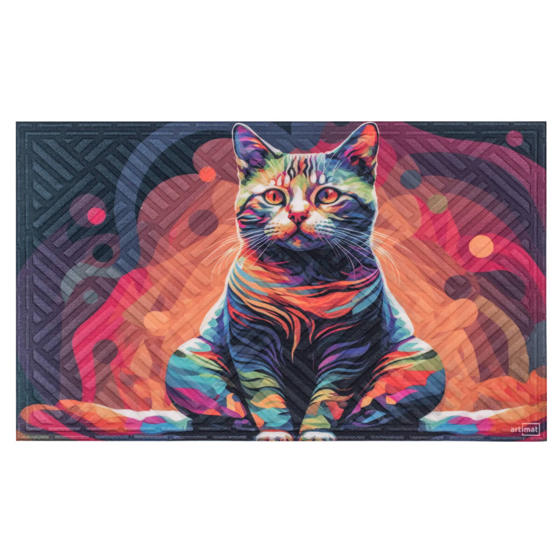 

Wycieraczka materiałowa kot 45*75 cm