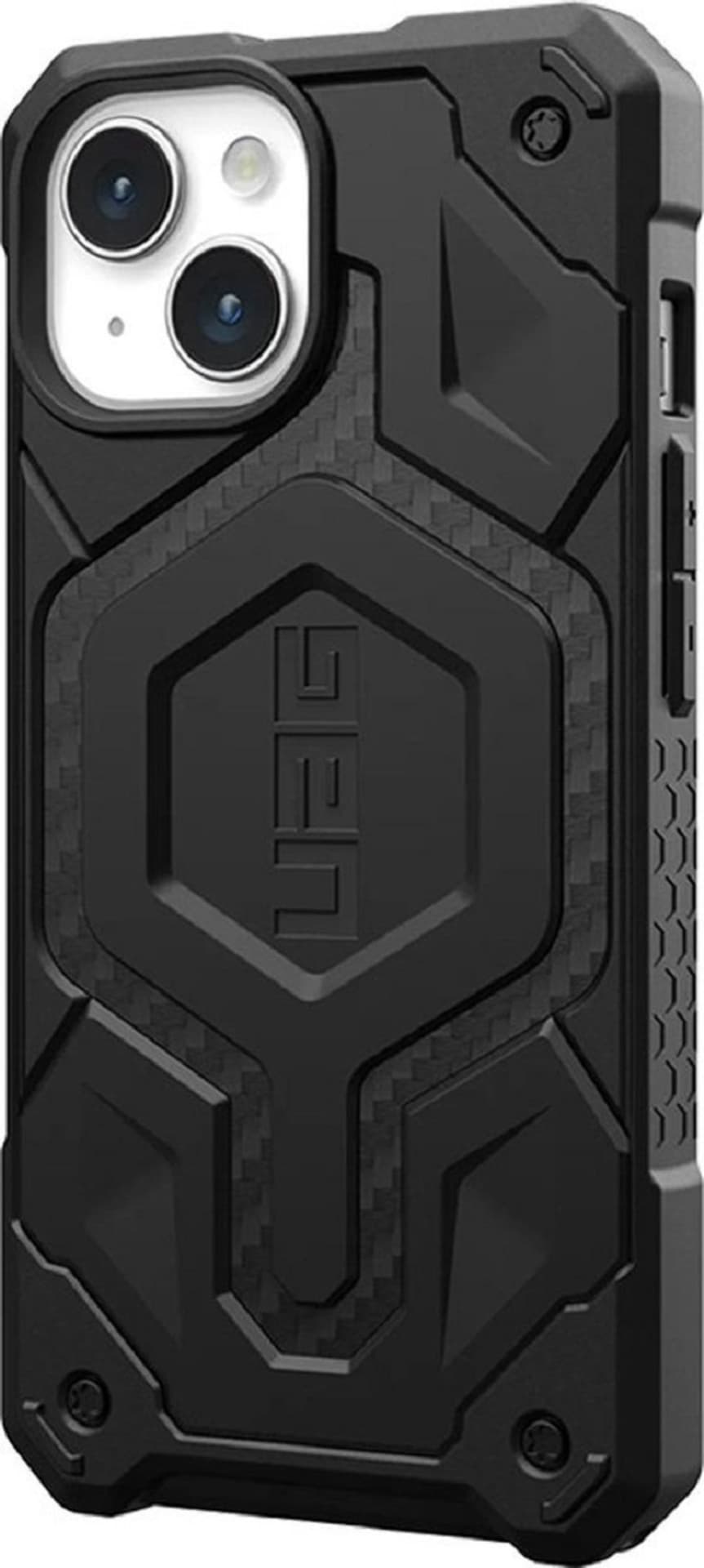 

UAG Monarch Pro - obudowa ochronna do iPhone 15 Plus kompatybilna z MagSafe (carbon fiber)