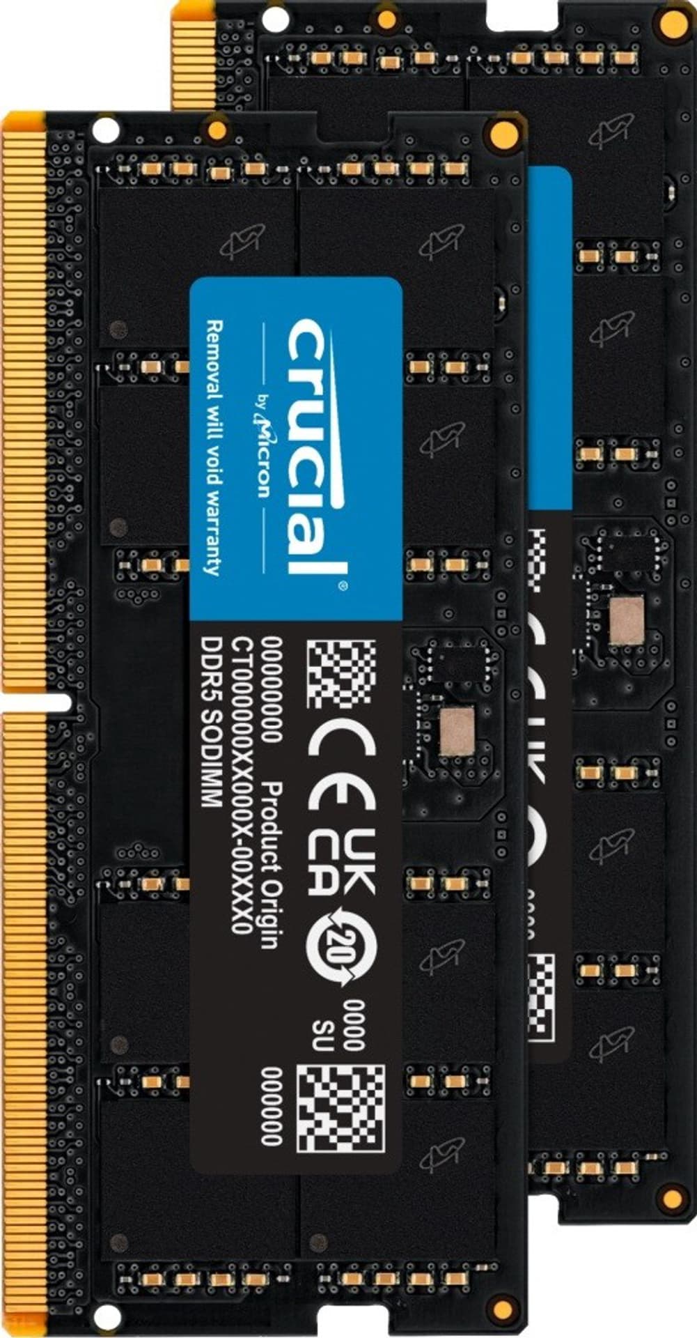 

Pamięć CRUCIAL (SODIMM\DDR5\64 GB\4800MHz\46 CL\DUAL)