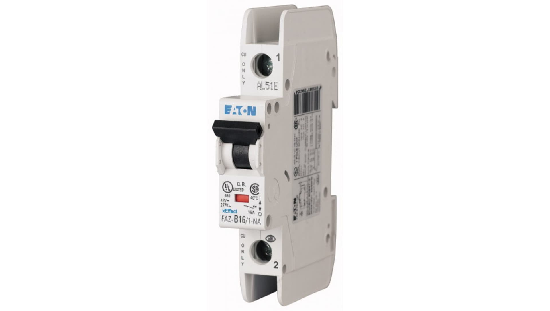 

Wyłącznik nadprądowy 1P C 6A 15kA AC FAZ-C6/1-NA 102084
