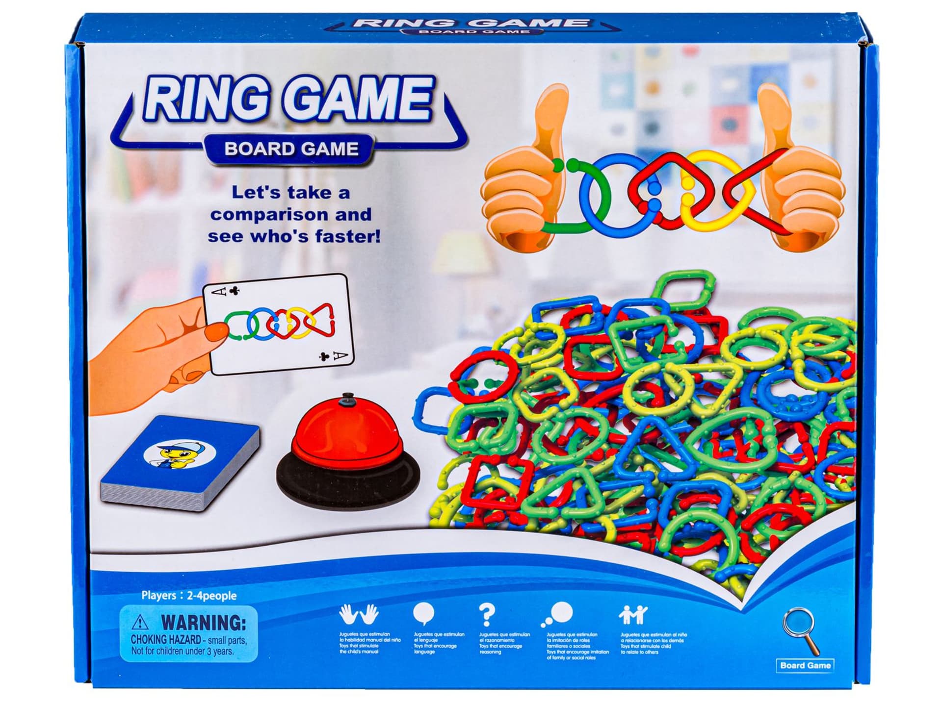 

Logiczna Gra Połącz Obręcze Kształty, Puzzle Ring Game Karty
