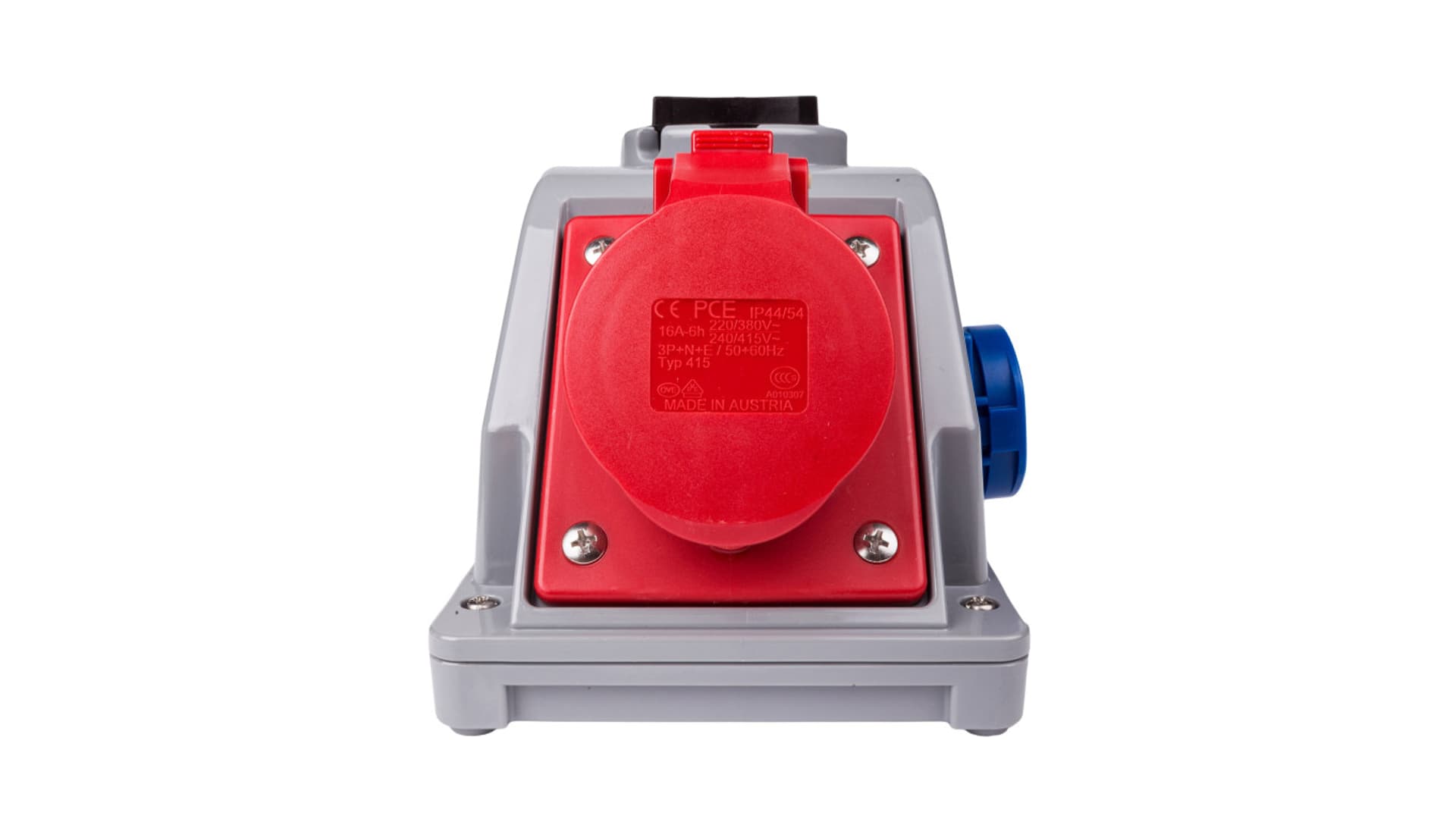 

Gniazdo stałe z wyłącznikiem L-0-P 16A 5P 400V + 2P+Z 230V IP44 COMBO-POL 960615411W