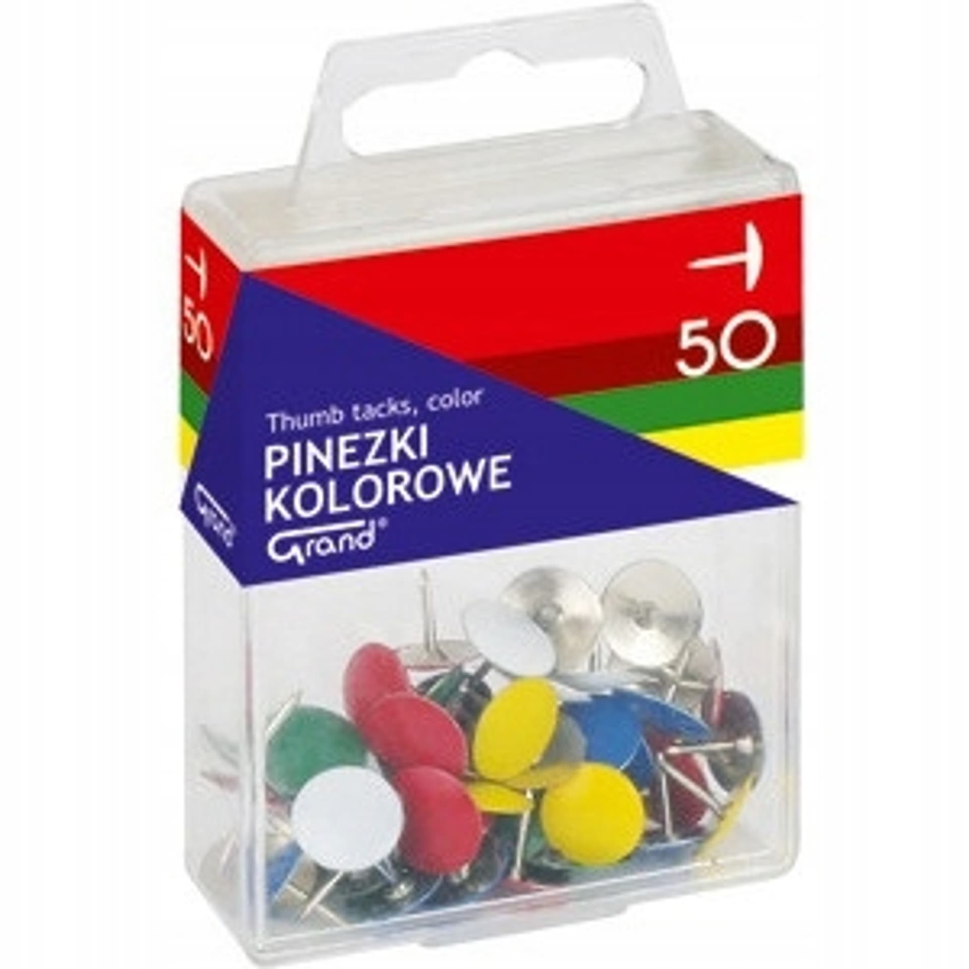 

Pinezki kolorowe GRAND 50szt.T4 110-1115