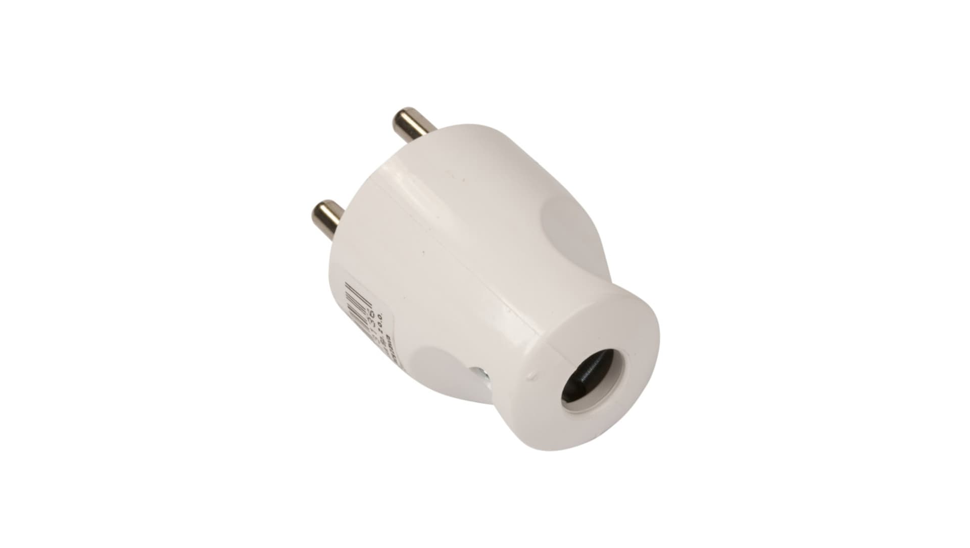 

Wtyczka z uziemieniem 16A W-131 biała W13101