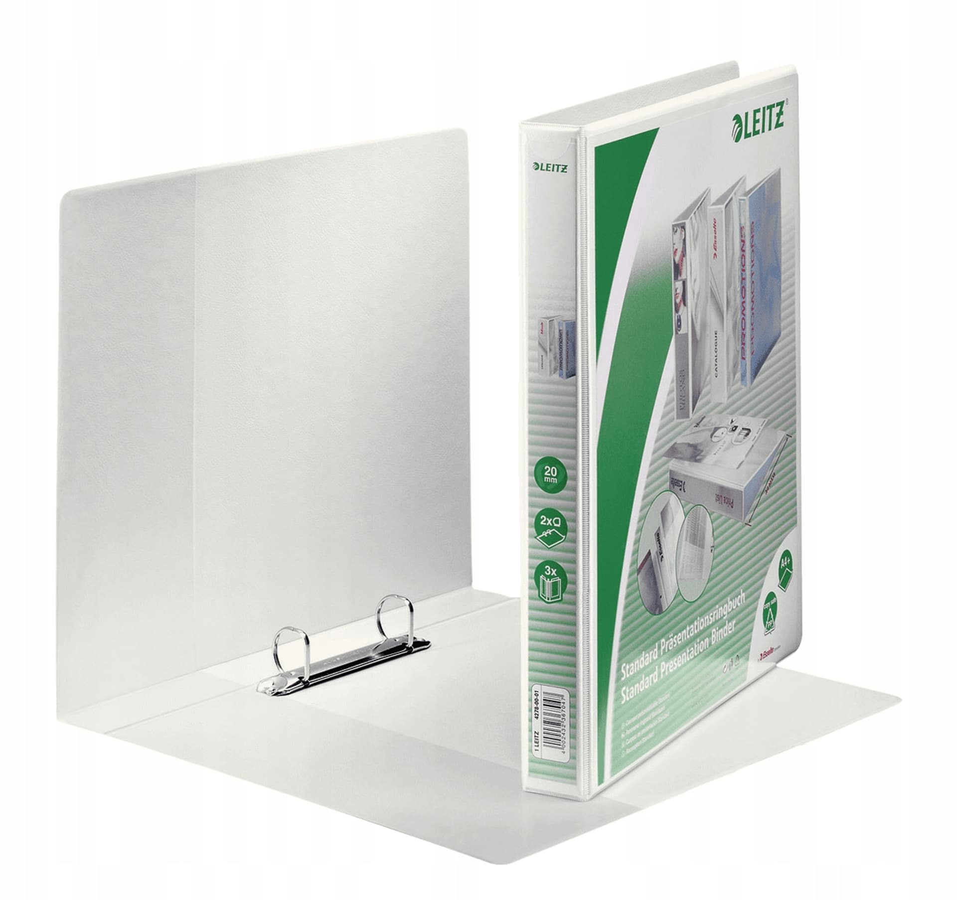 

Segregator PANORAMA A4+ 4DR/50 77mm biały ofertowy LEITZ 42870001