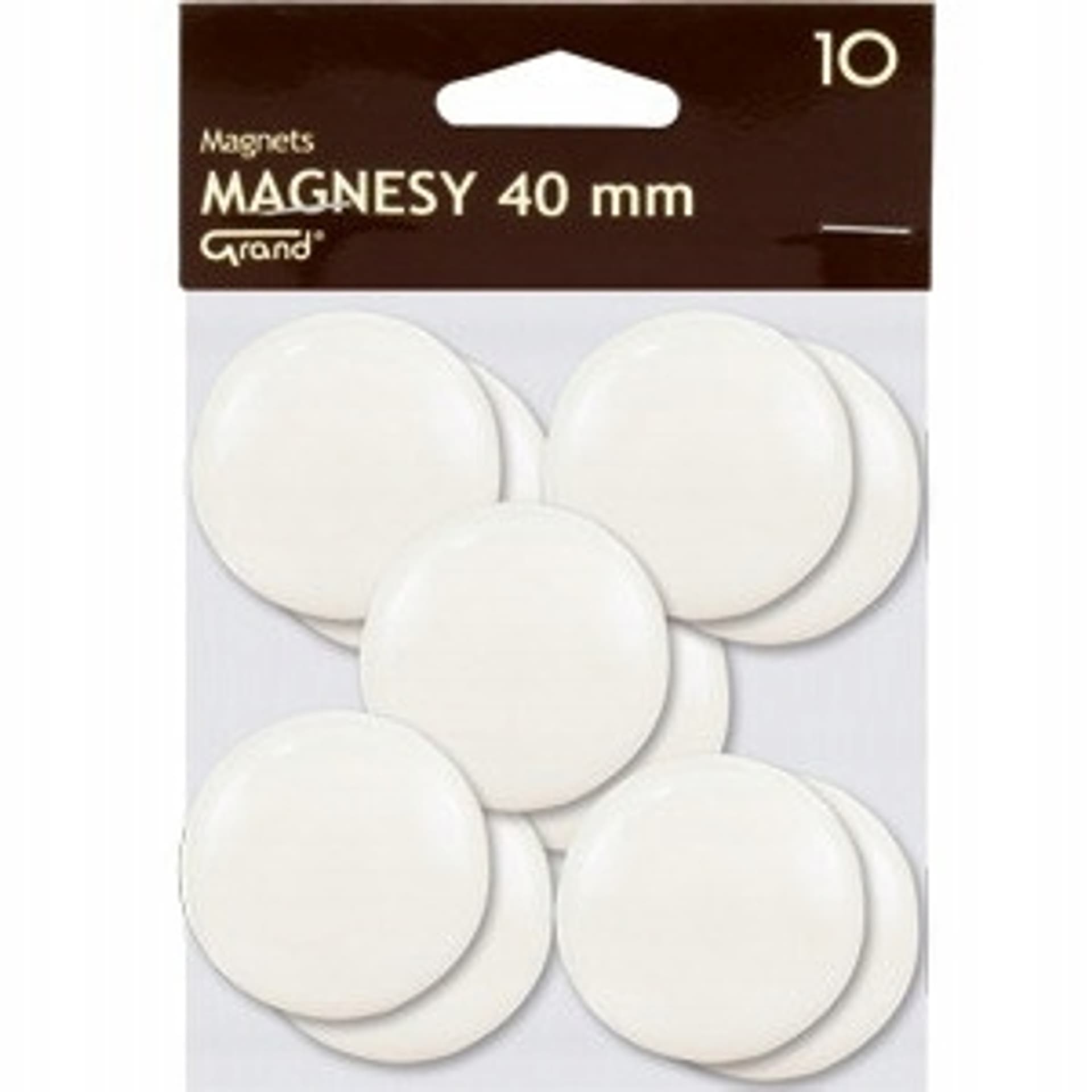 

Magnesy 40mm białe (10szt.) 130-1699 GRAND, 10szt.) 130-1699 gran