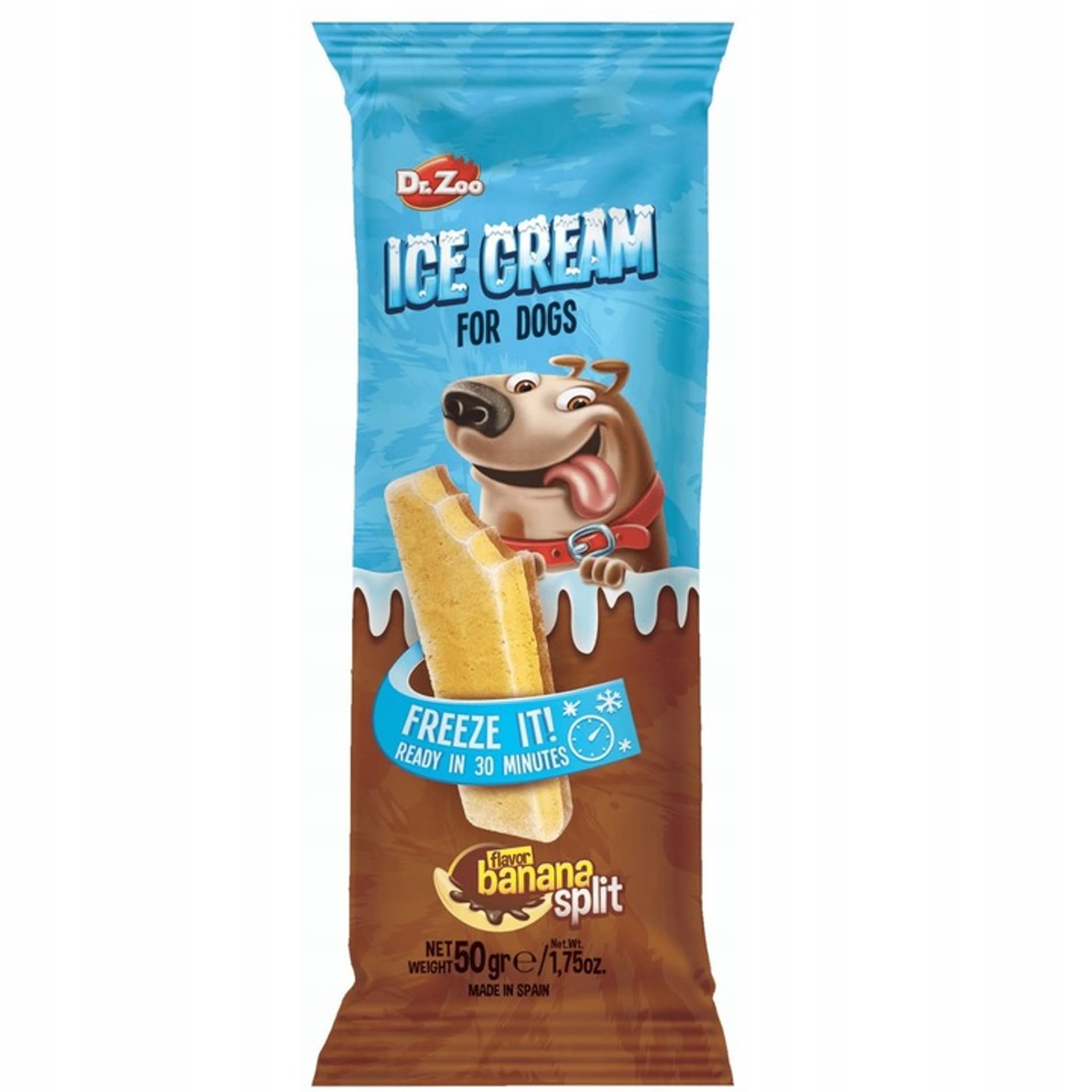 

DR ZOO Helado Banana Split - Lody dla psa o smaku bananowym 50g [11156]