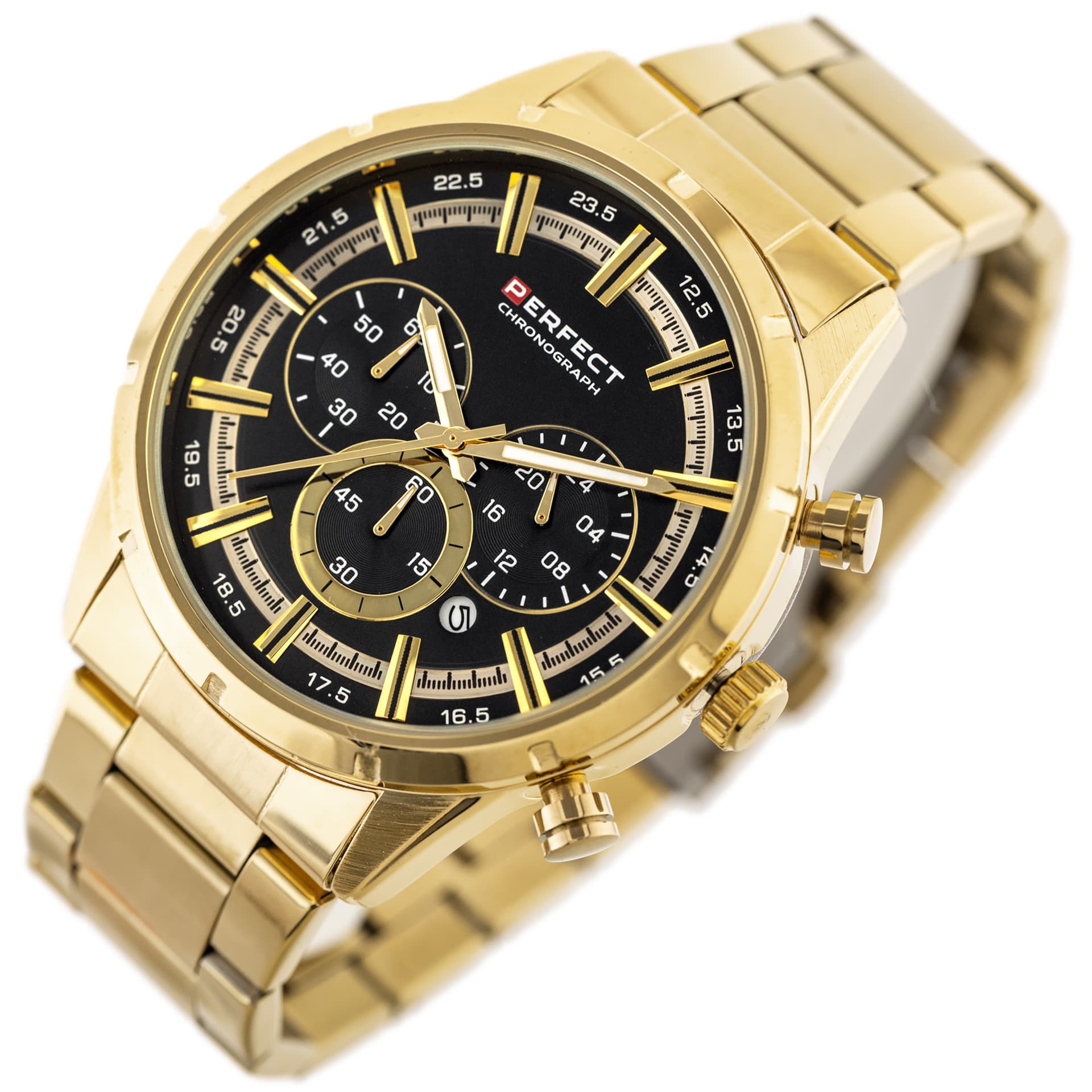 

ZEGAREK MĘSKI PERFECT M507CH - CHRONOGRAF (zp378f) + BOX, Zp378f) + bo