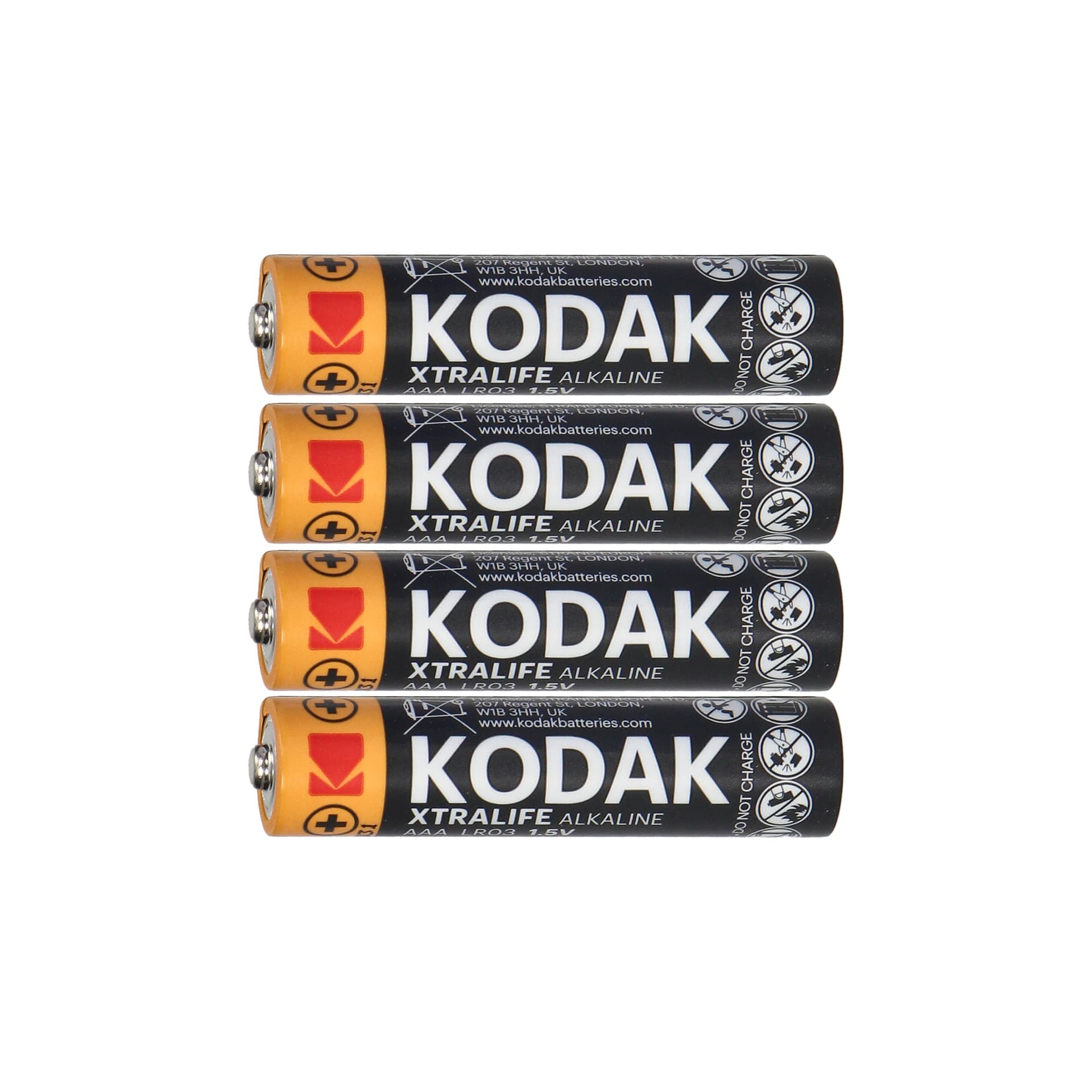 

Baterie Kodak XTRALIFE Alkaline AAA LR03, 4szt. folia