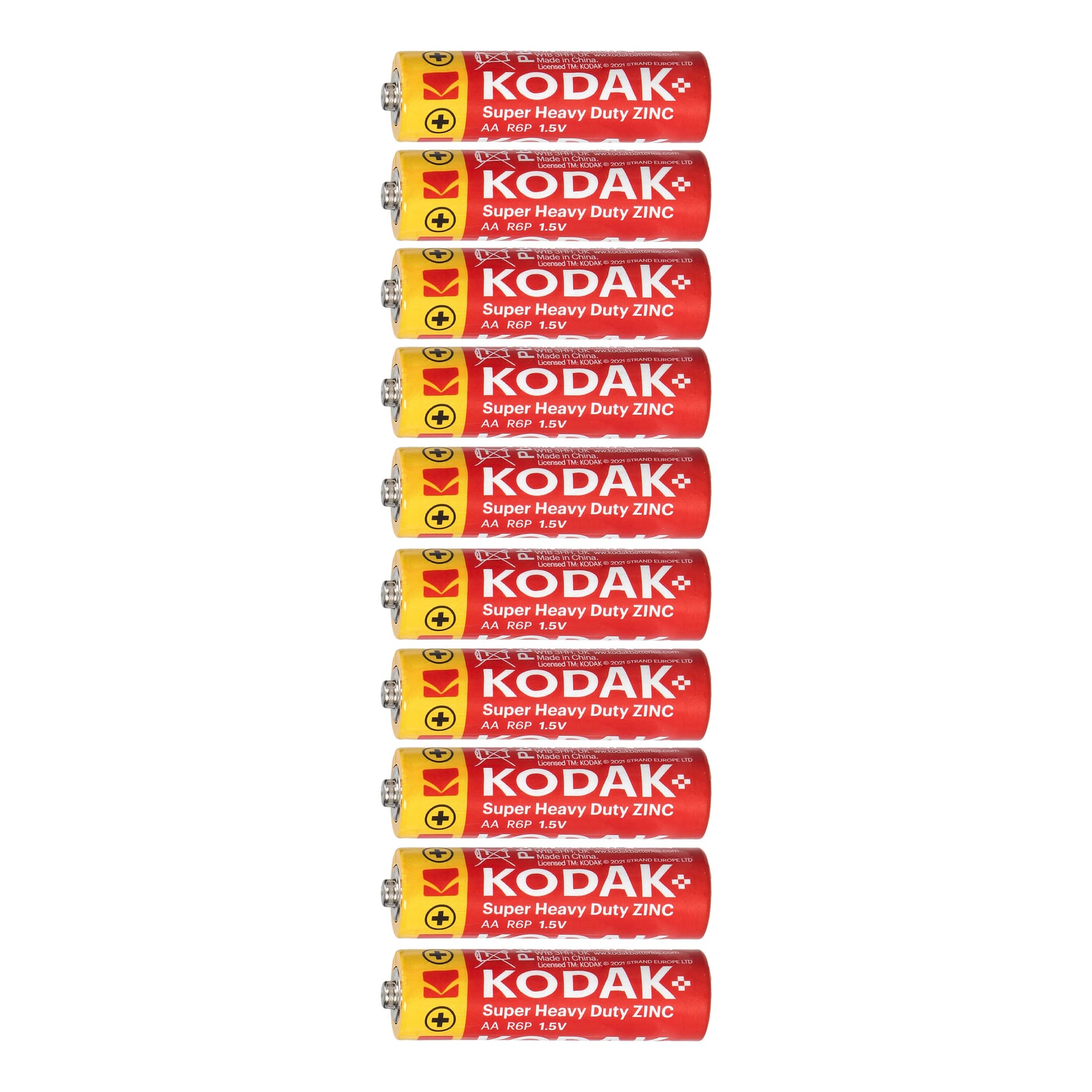 

Baterie Kodak ZINC Super Heavy Duty AA LR6, 10 szt.