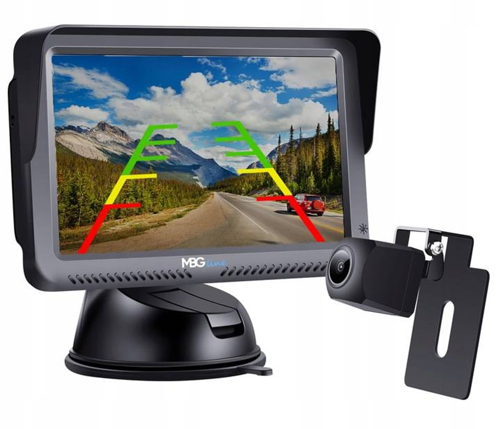 

Bezprzewodowy Zestaw Cofania Monitor 5" IPS + Kamera Cofania BUS TIR VAN KAMPER 12-24V