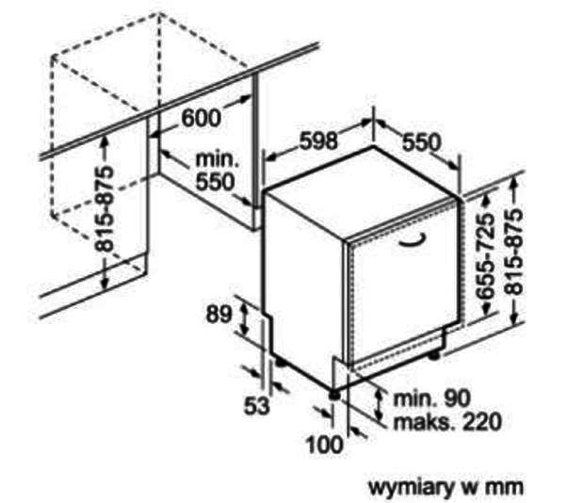 

Zmywarka Do zabudowy SIEMENS SN615X03EE