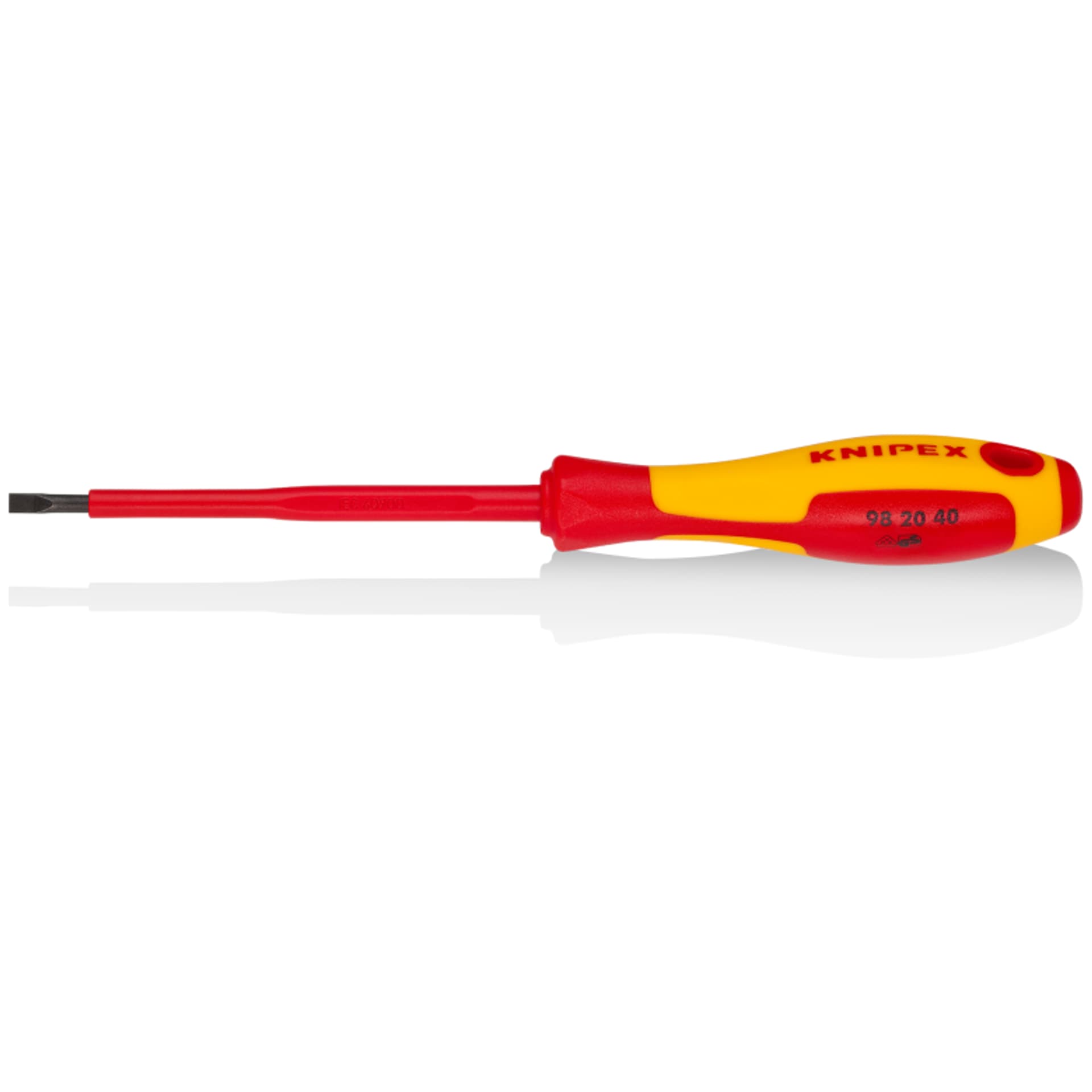 

Wkrętak do wkrętów z rowkiem prostym 98 20 40 KNIPEX