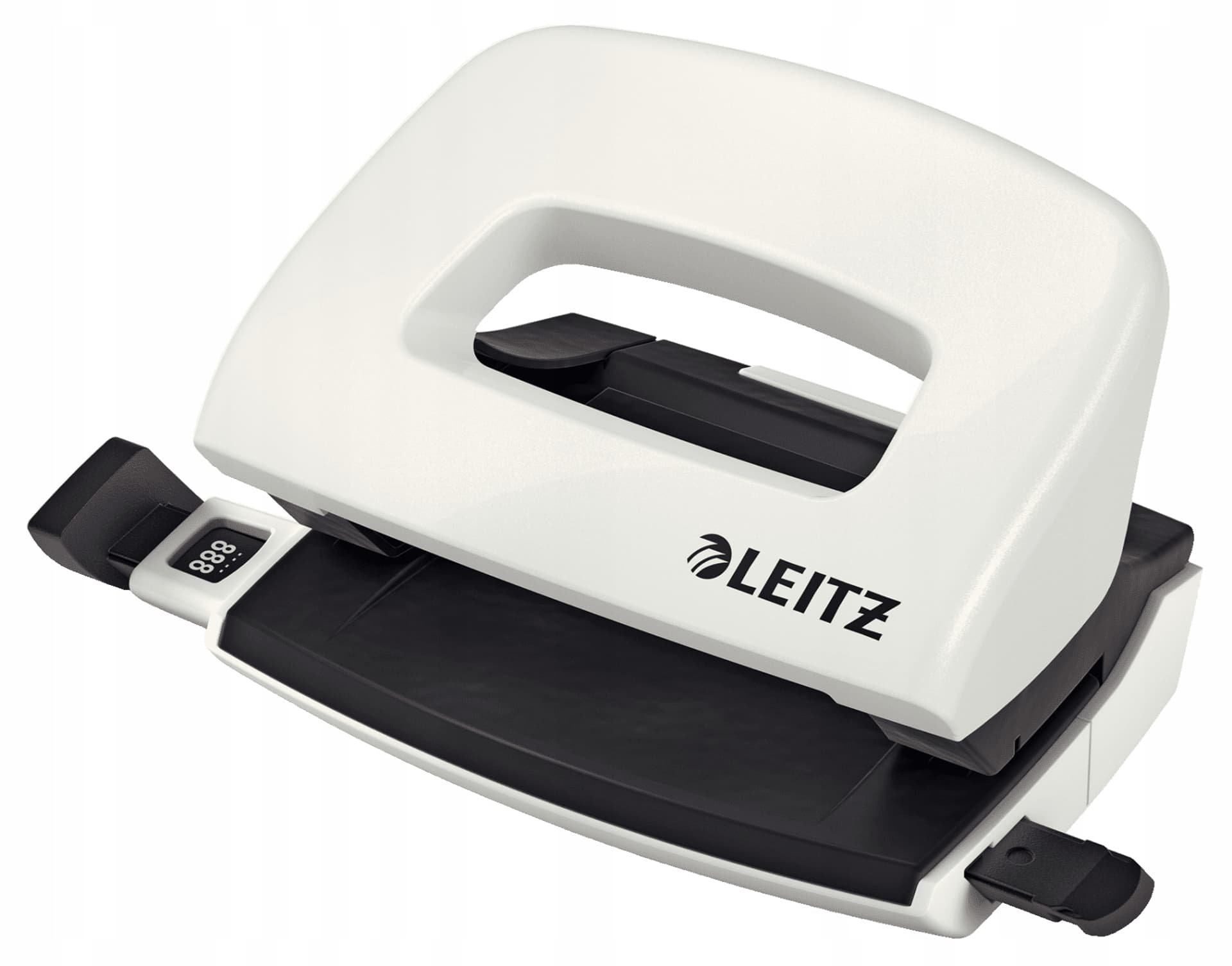 

Dziurkacz mini LEITZ WOW metalowy perłowy biały 50601001