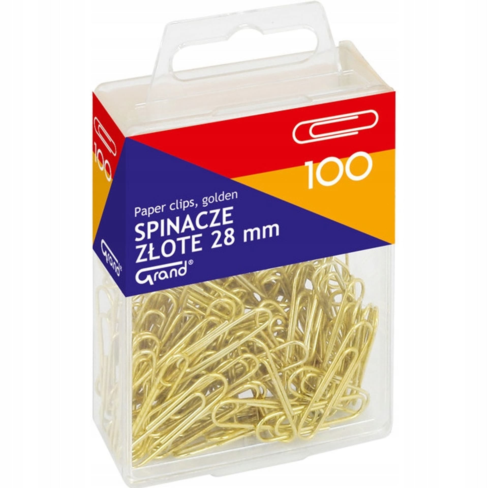 

Spinacz złoty R-28 GRAND 100 sztuk T4 110-1633