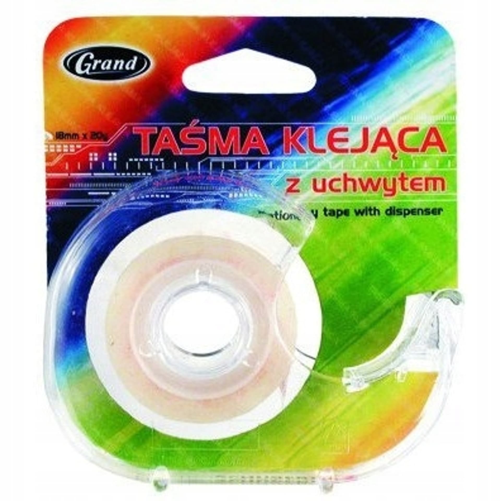 

Taśma klejąca GRAND 18x20 z dysp 130-1288