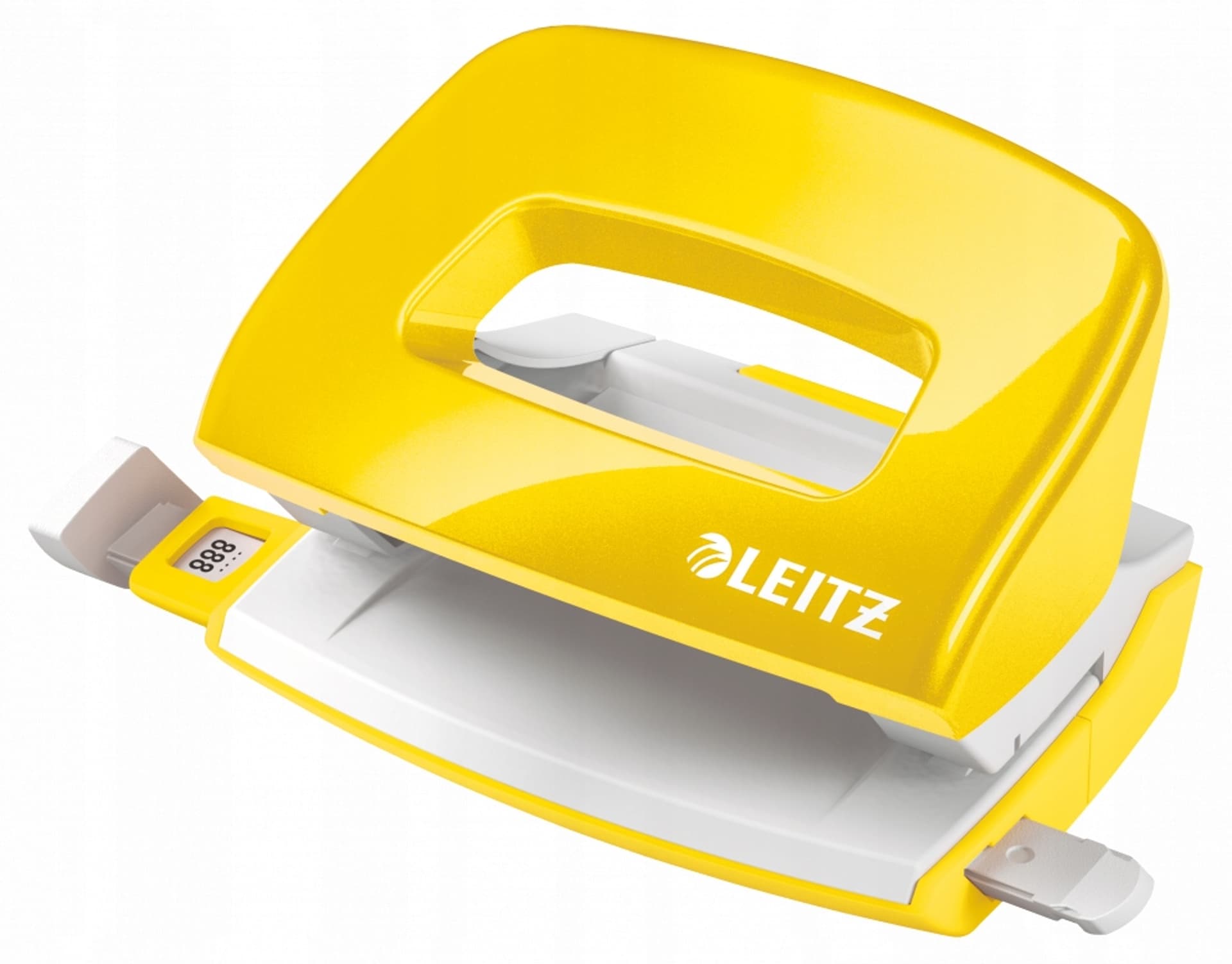 

Zszywacz + dziurkacz LEITZ WOW mini 10 kartek żółty metalik 55612016