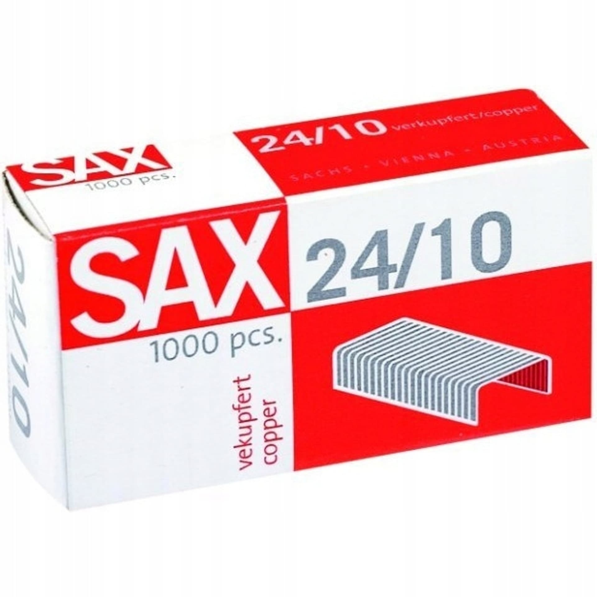 

Zszywki SAX 24/10 miedziane (1000)