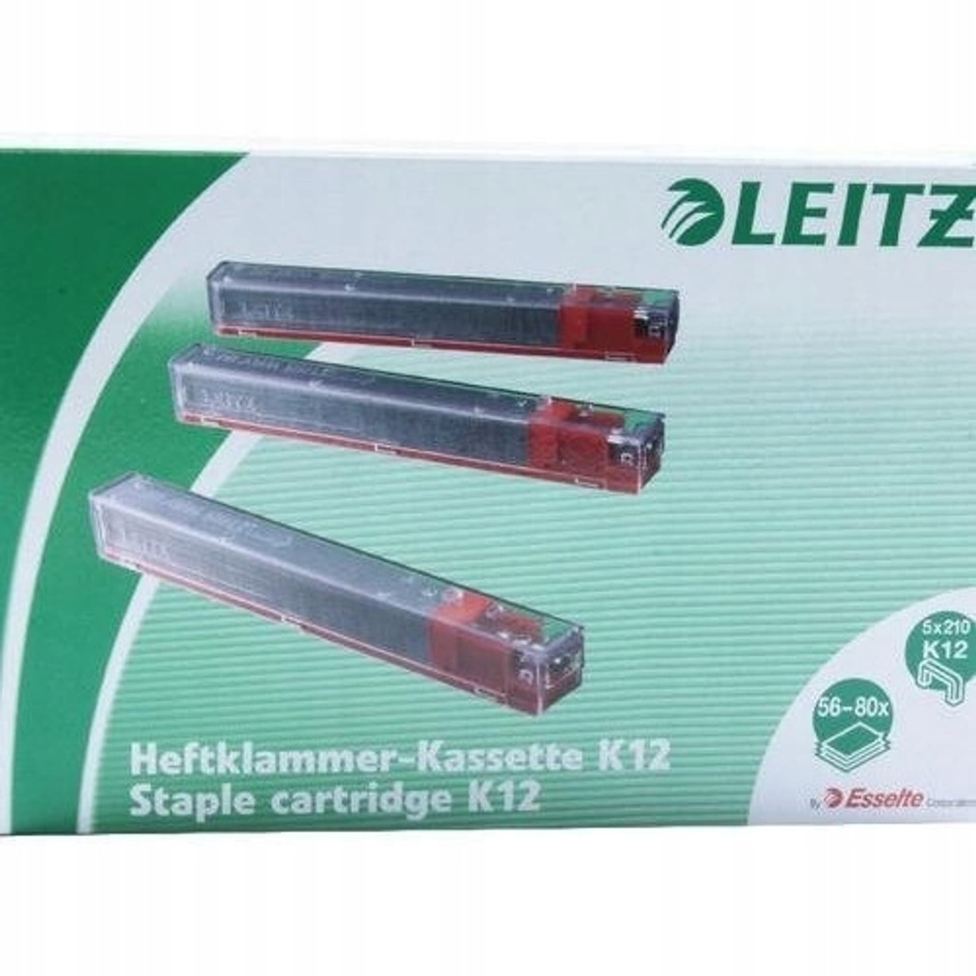 

Zszywki K12 do zszywacza kasetowego 5551 i 5550 26/12 LEITZ 55940000