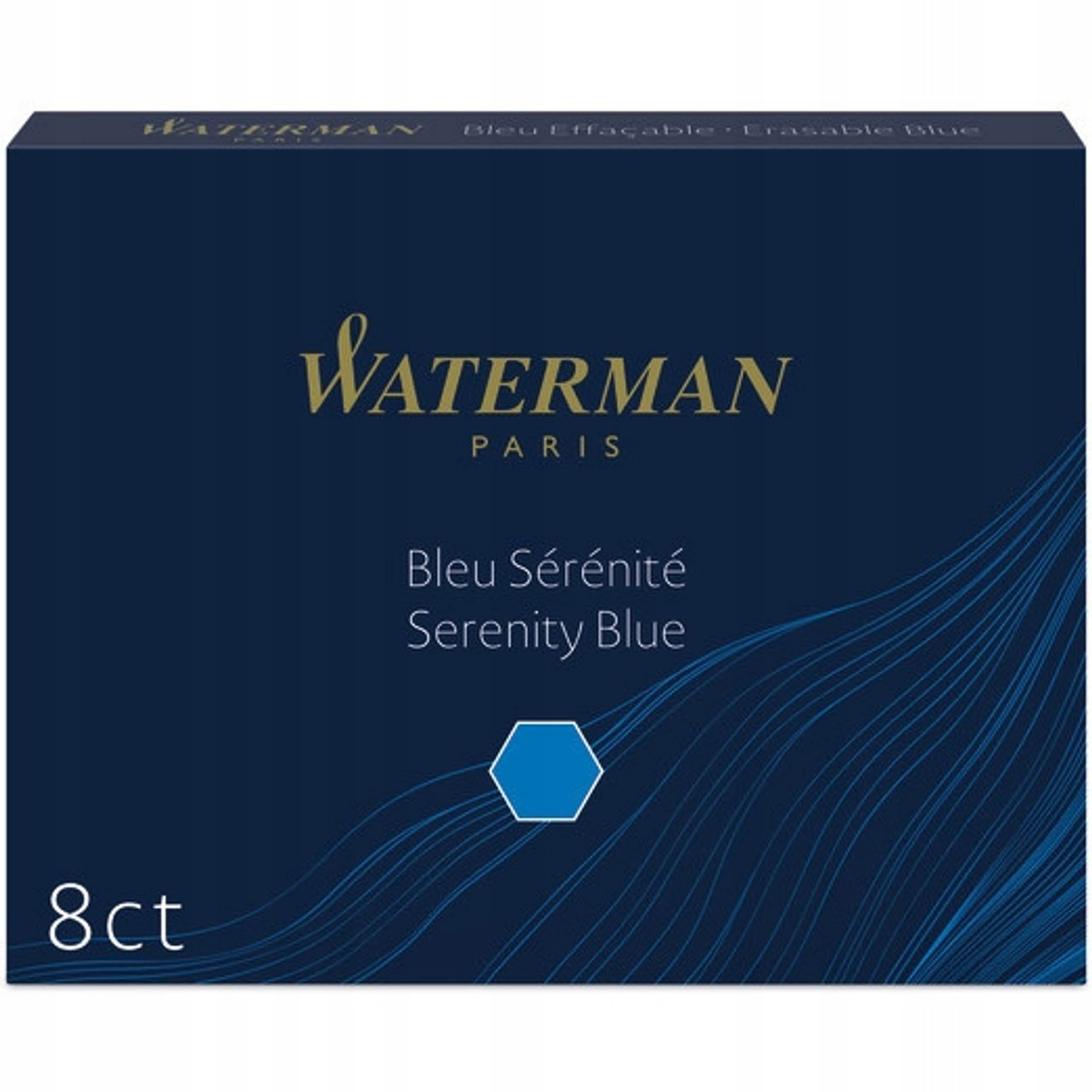 

Naboje WATERMAN niebieskie (8szt.) S0110860, 8szt.) s011086