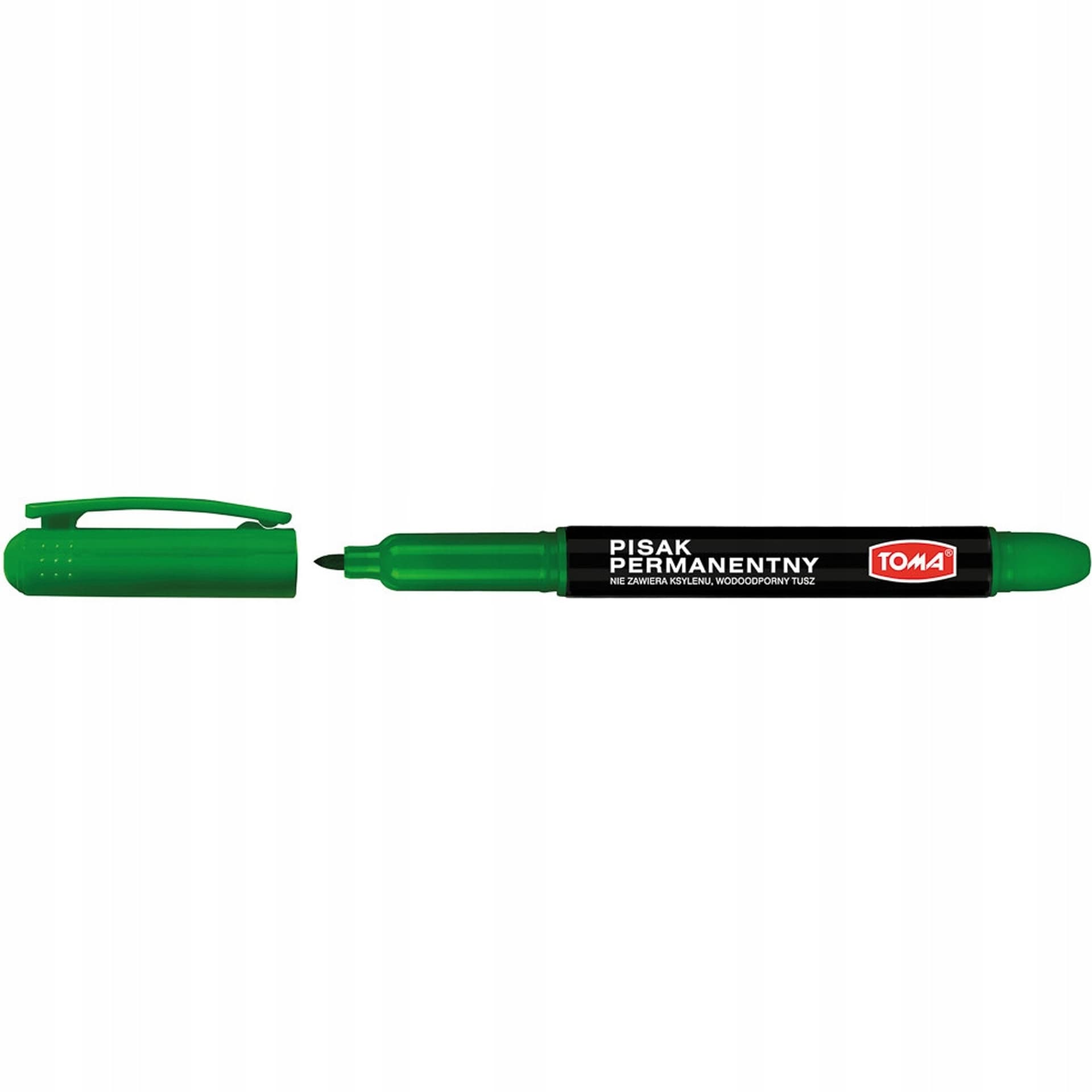 

Marker permanentny okrągły zielony 1mm TO-324 TOMA
