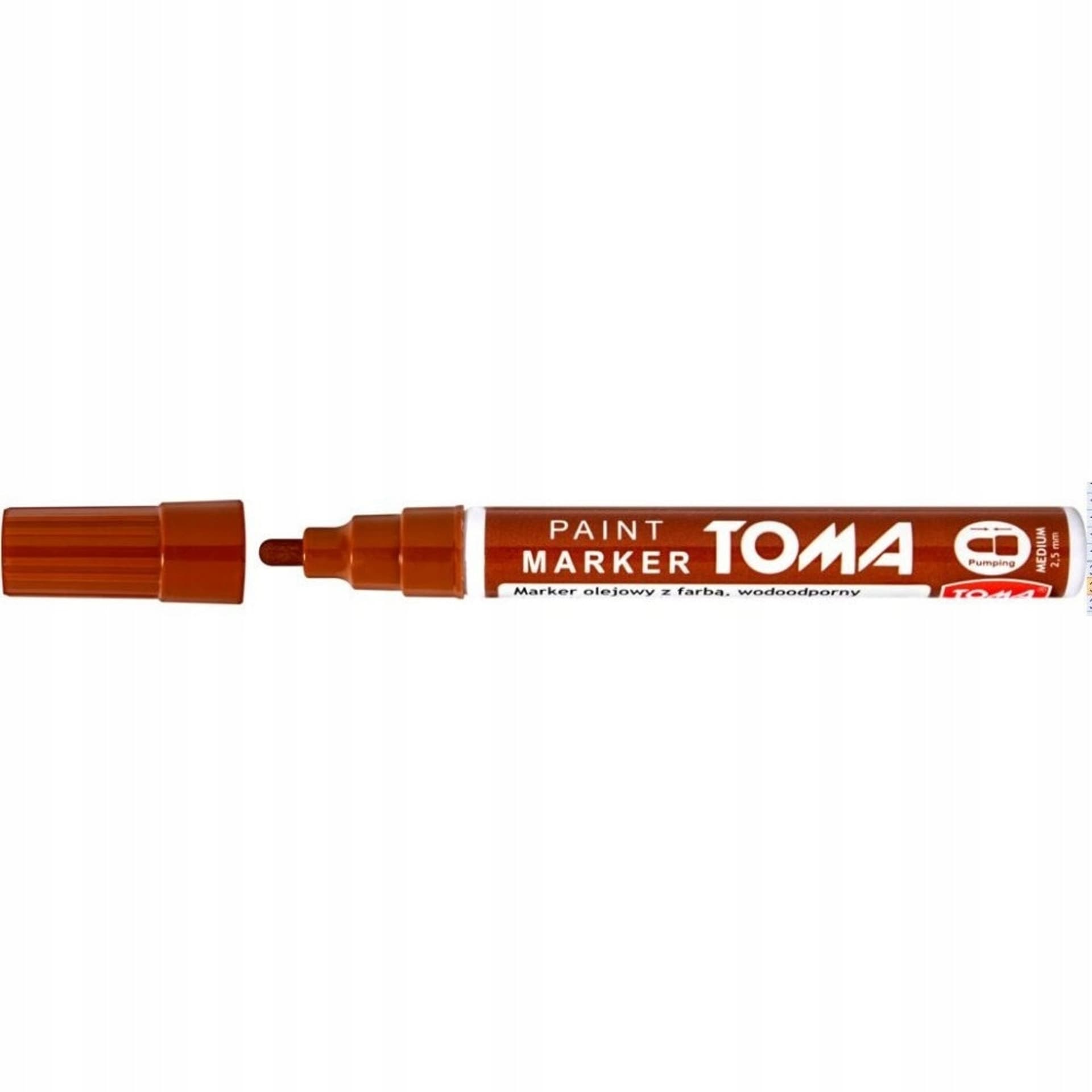 

Marker olejowy grubość 2.5mm brązowy TO-440 TOMA
